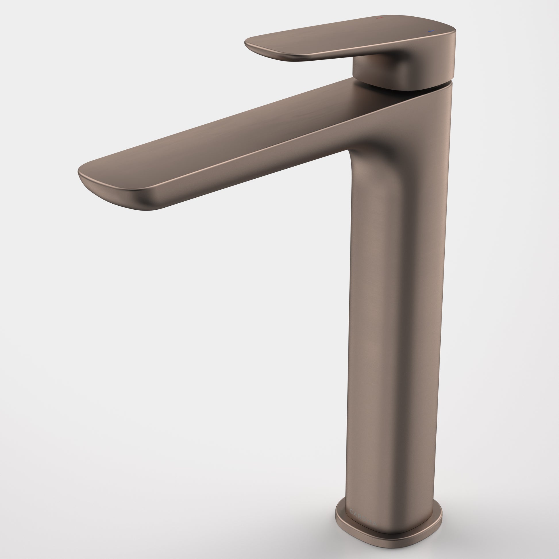 caroma-contura-tower-basin-mixer-range-brushed-bronze