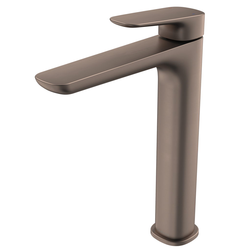 caroma-contura-tower-basin-mixer-range-brushed-bronze