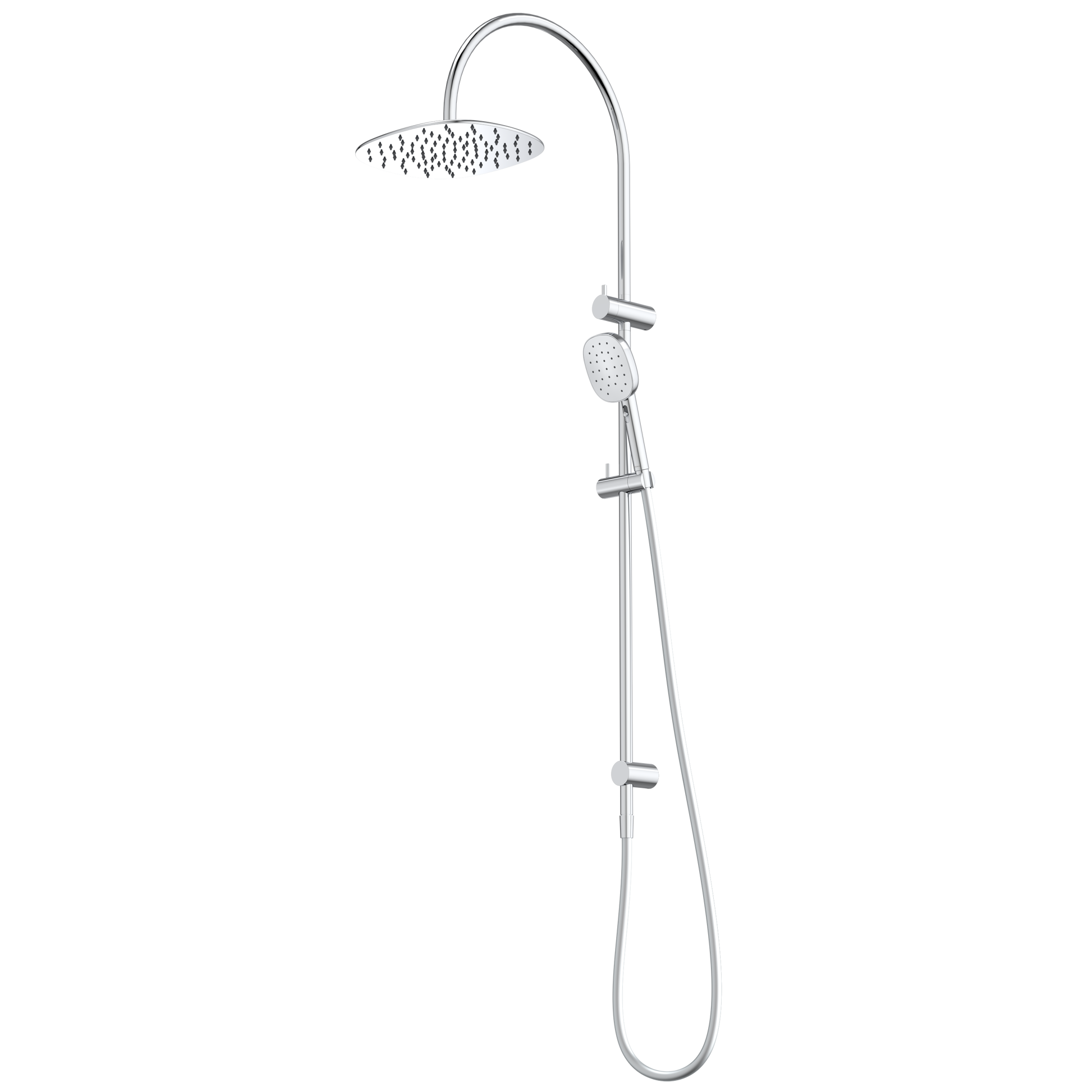 caroma-contura-rail-with-overhead-chrome