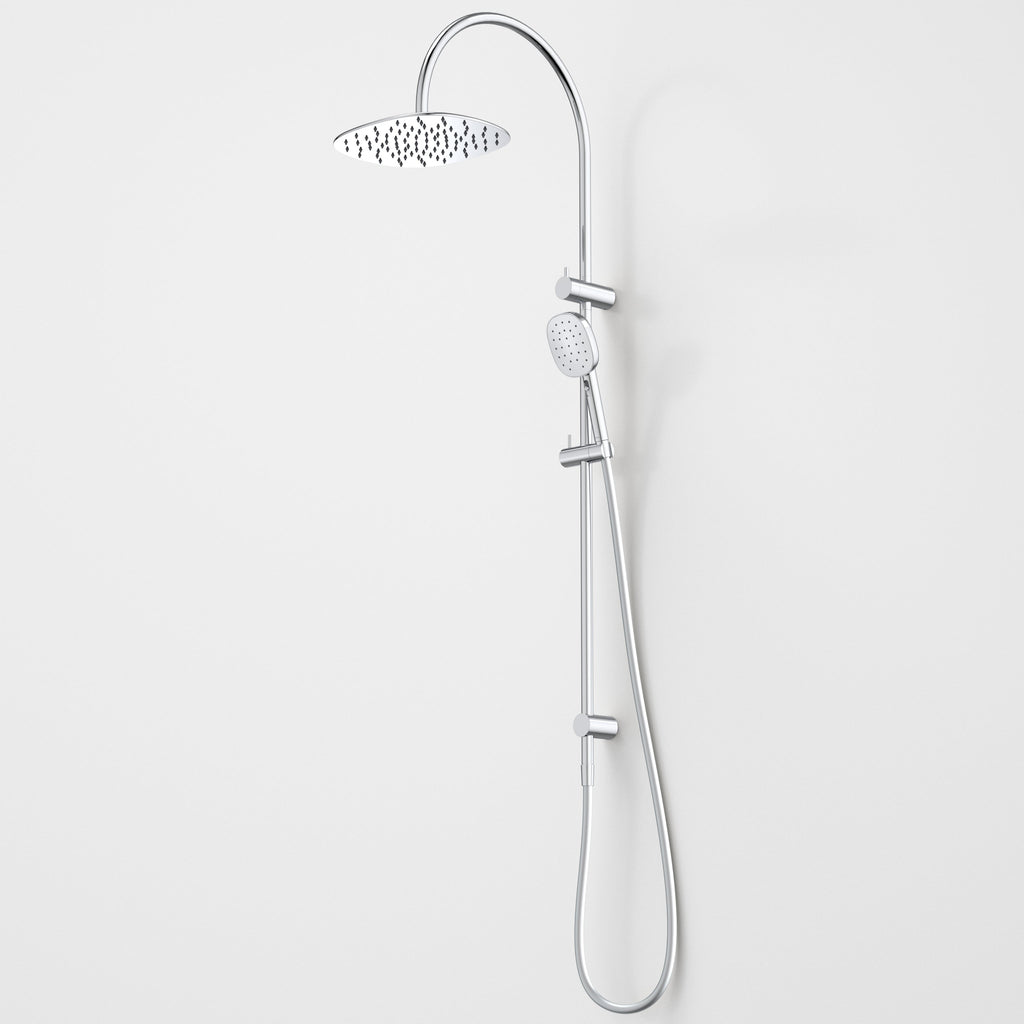 caroma-contura-rail-shower-with-overhead-chrome