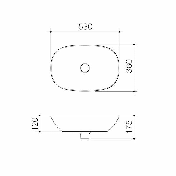 caroma-contura-530-above-counter-basin-spec-sheet 