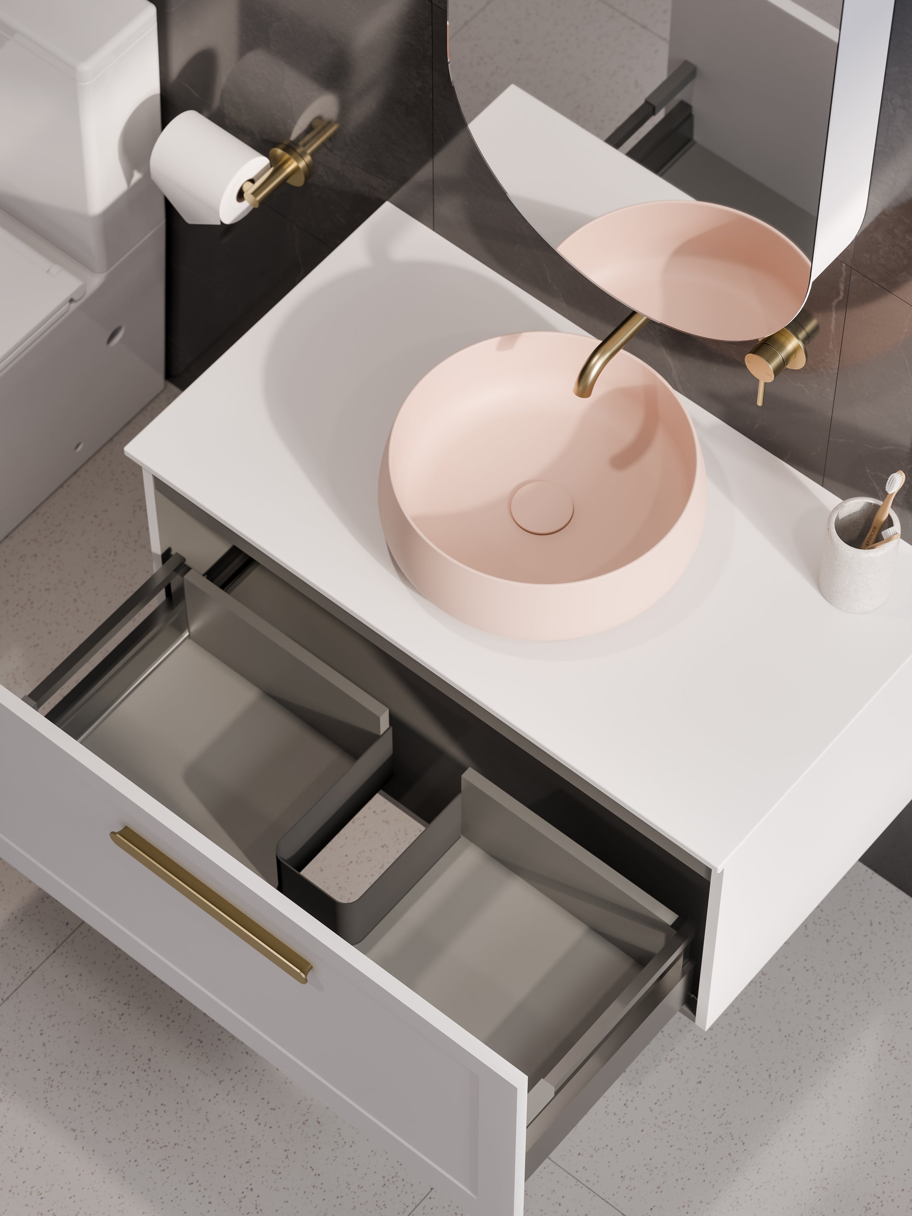 lineare-900-loft-single-drawer-vanity-matte-white