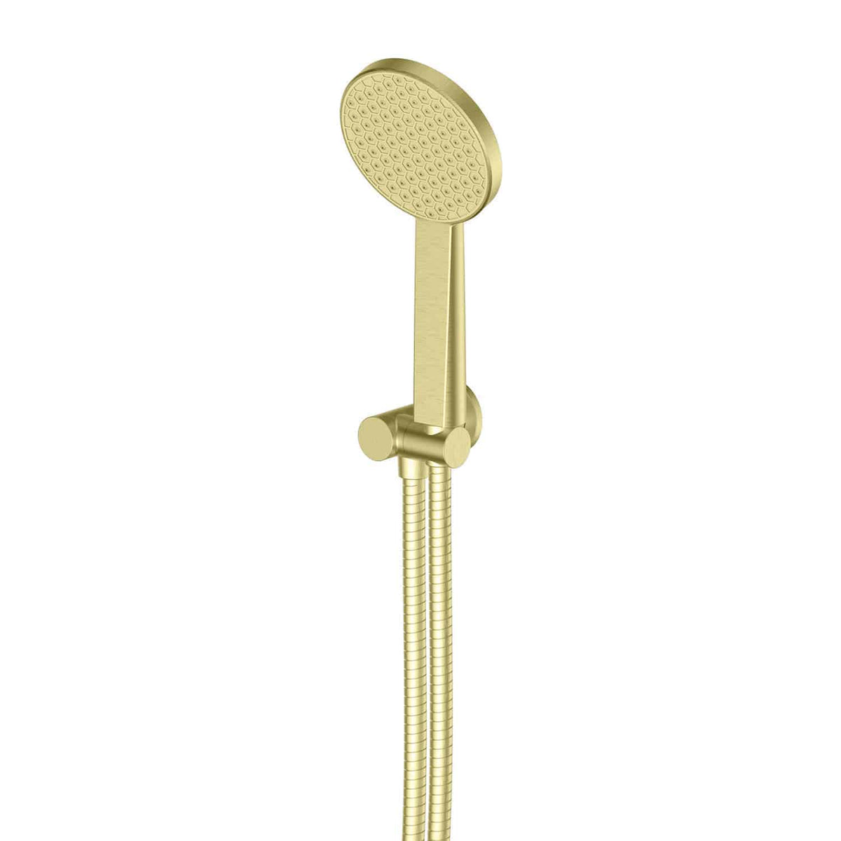 Greens Glide RainBoost Handshower with Wall Bracket - Brushed Brass