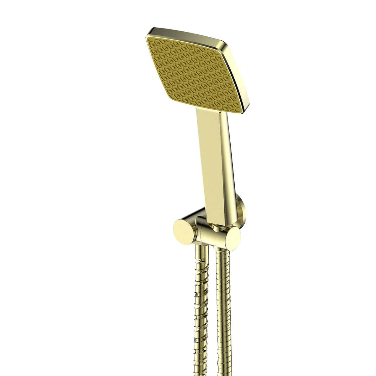Greens Glide Syntra RainBoost® Hand Shower w/ Wall Outlet - Brushed Brass