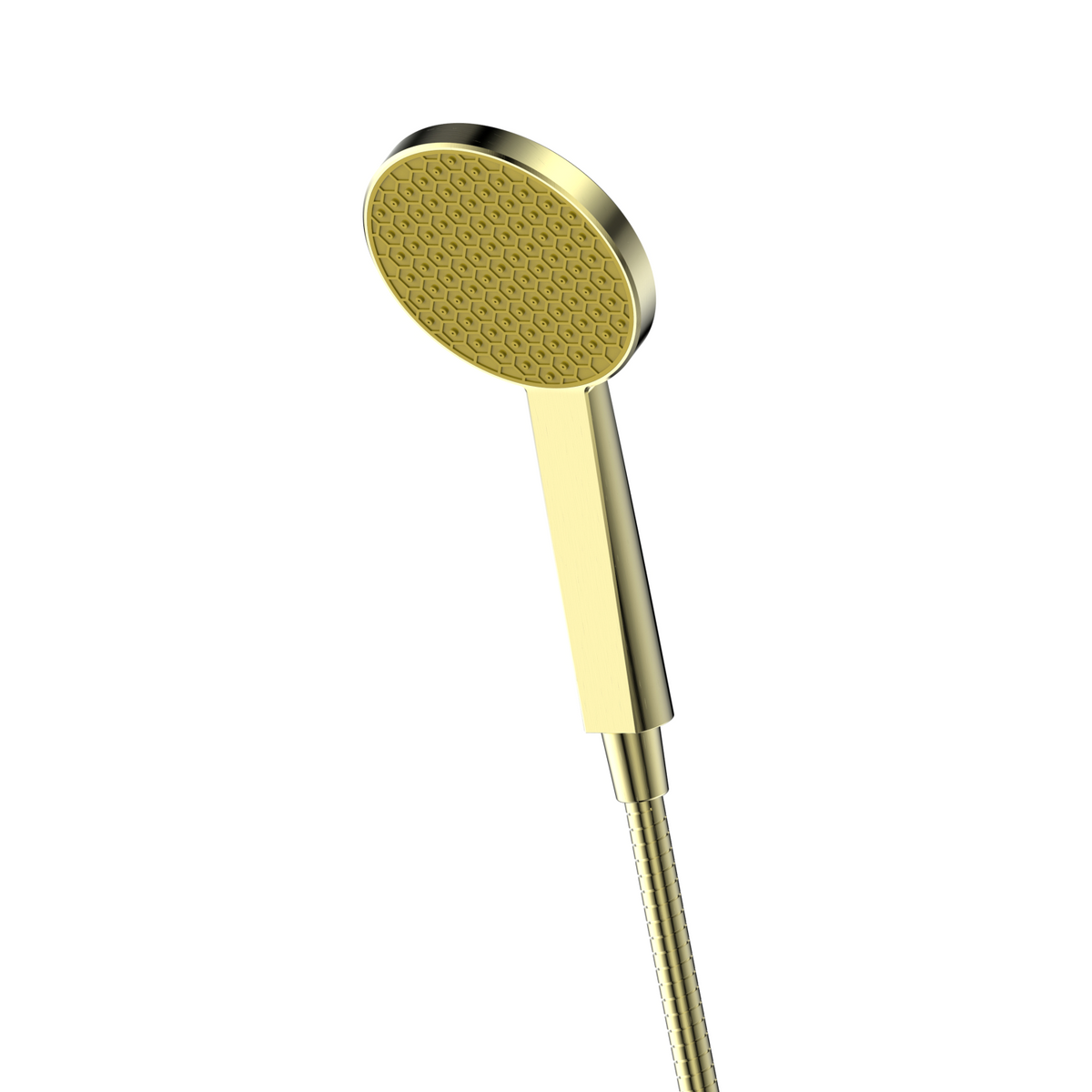 Greens Glide RainBoost Handshower and Hose - Brushed Brass
