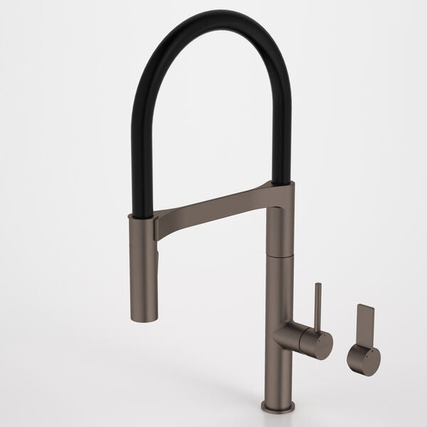 Caroma Liano II Flag Pull Out Sink Mixer With Dual Spray
