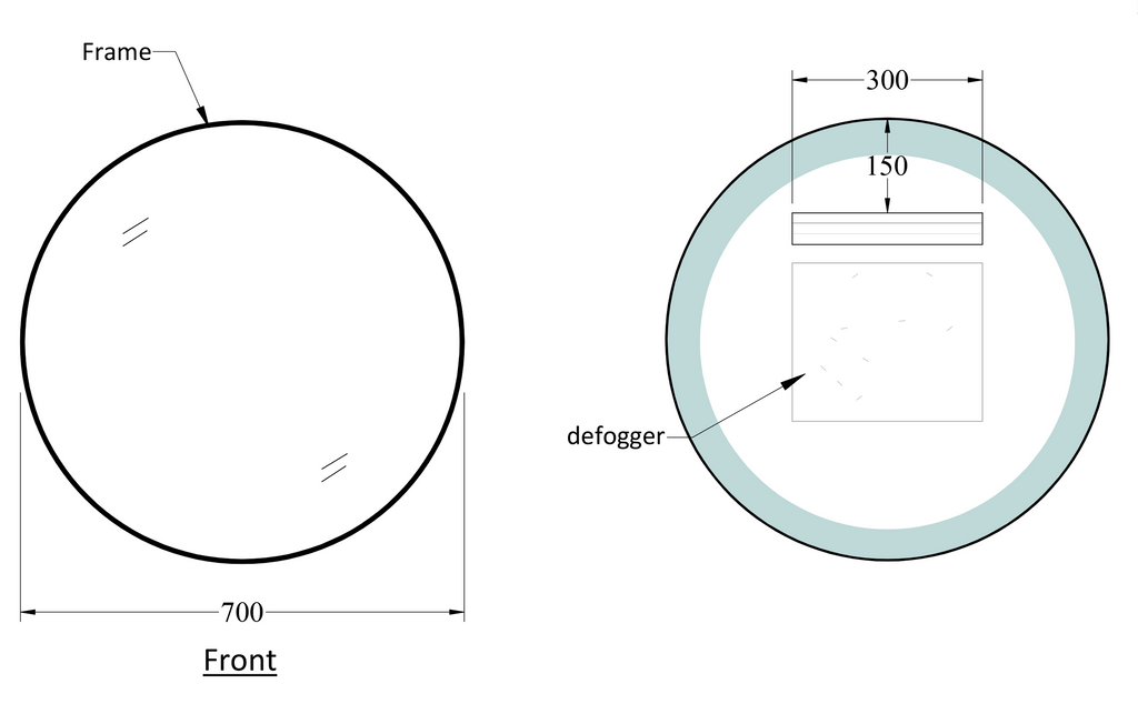 Aspect-Framed-Mirror-Series-One-Dimensions-Specifications