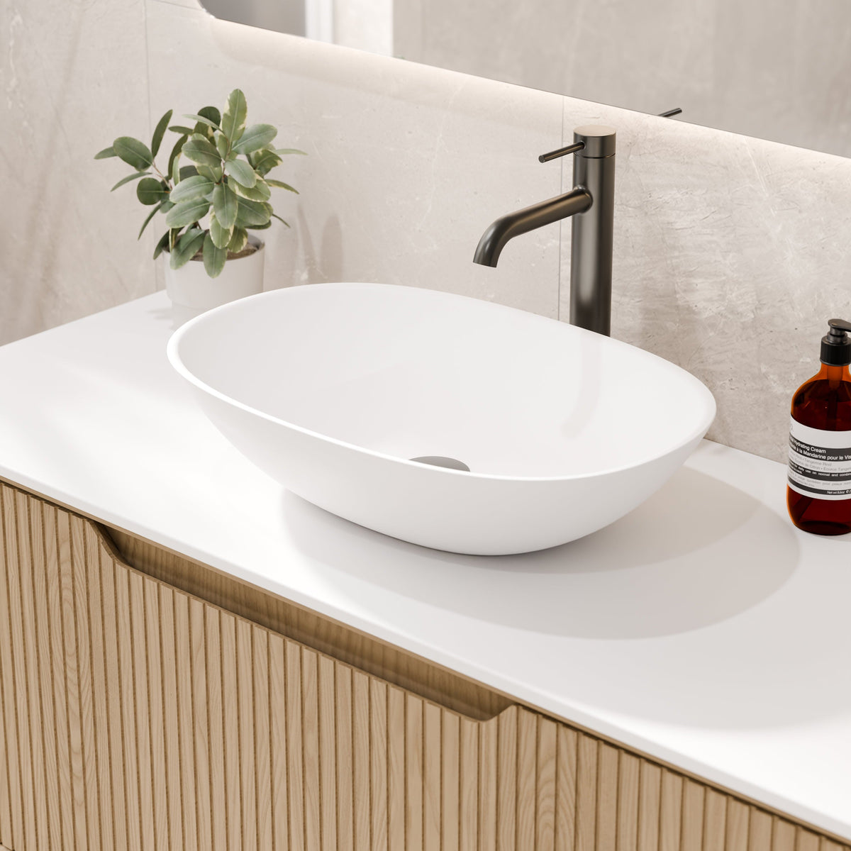 light-wood-grooved-vanity-with-vessel-basin-nd-gunmeal-tapware
