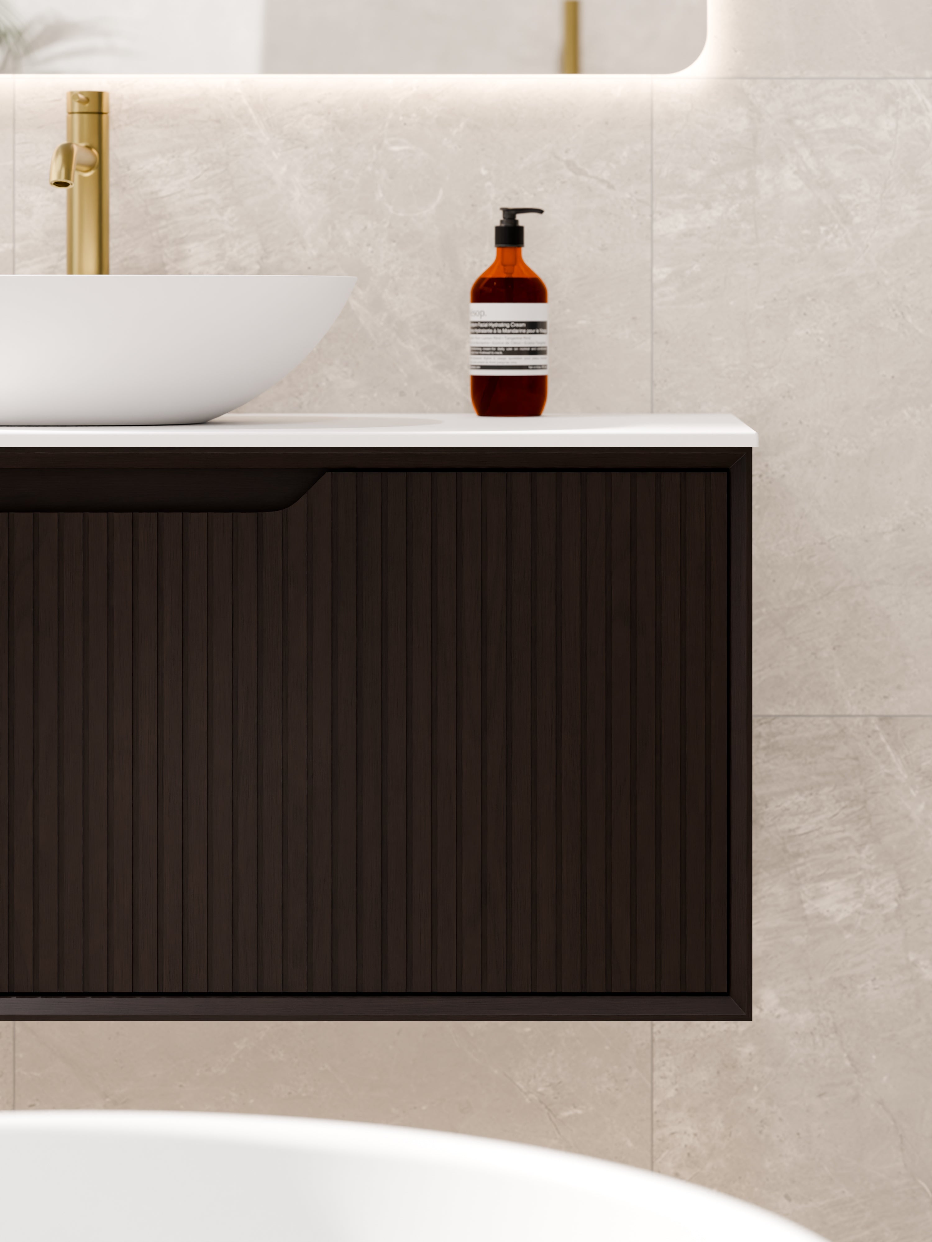Aria 1800 Vanity | Slab Top