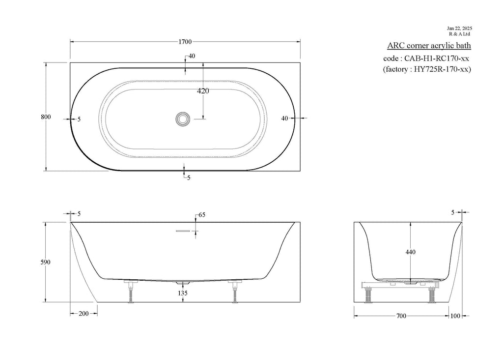 code-arc-acrylic-corner-bath-1700-spec-sheet
