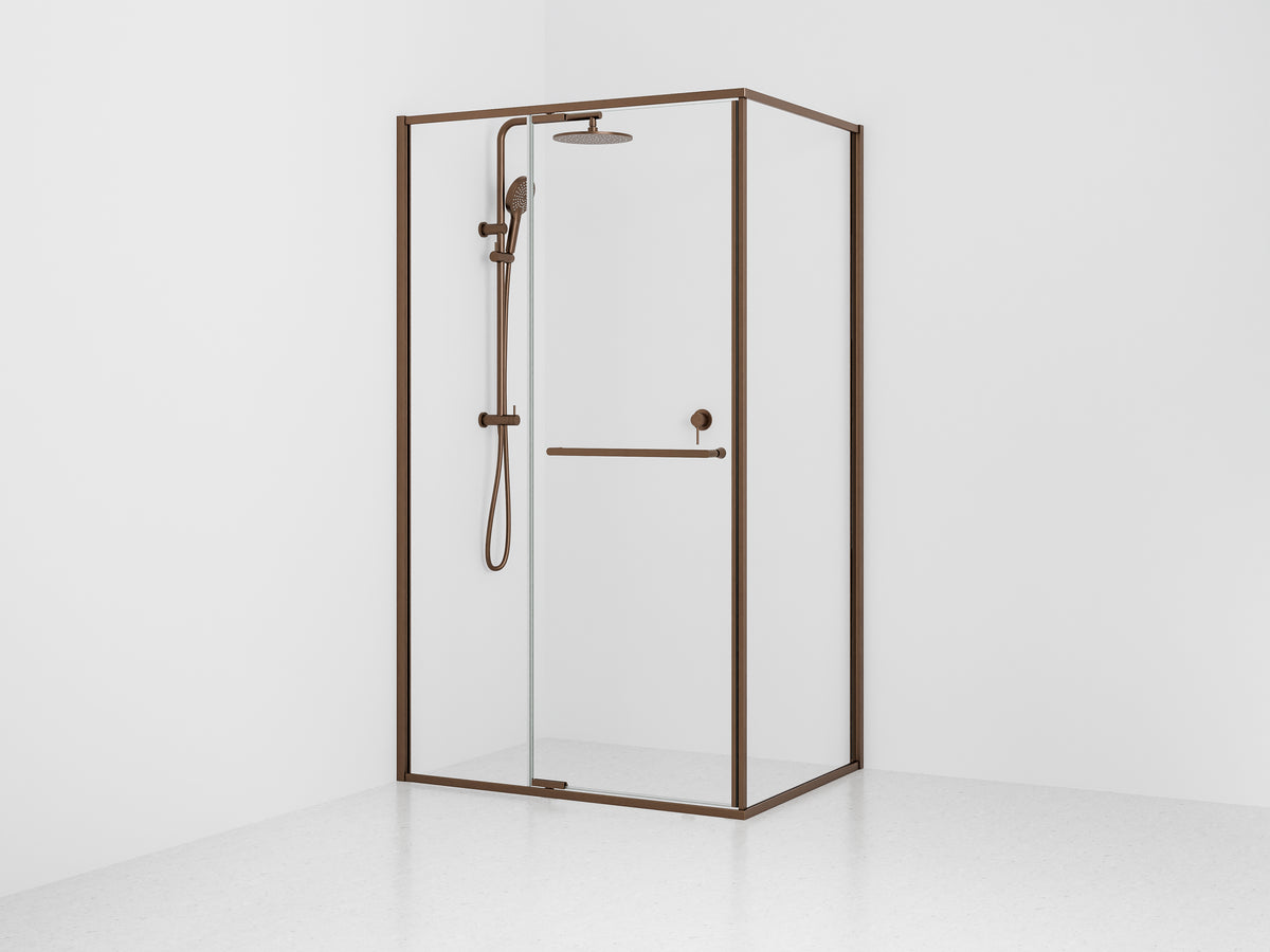 Aspen 1200x900 Framed Shower Screen Enclosure | Pivot Door Only