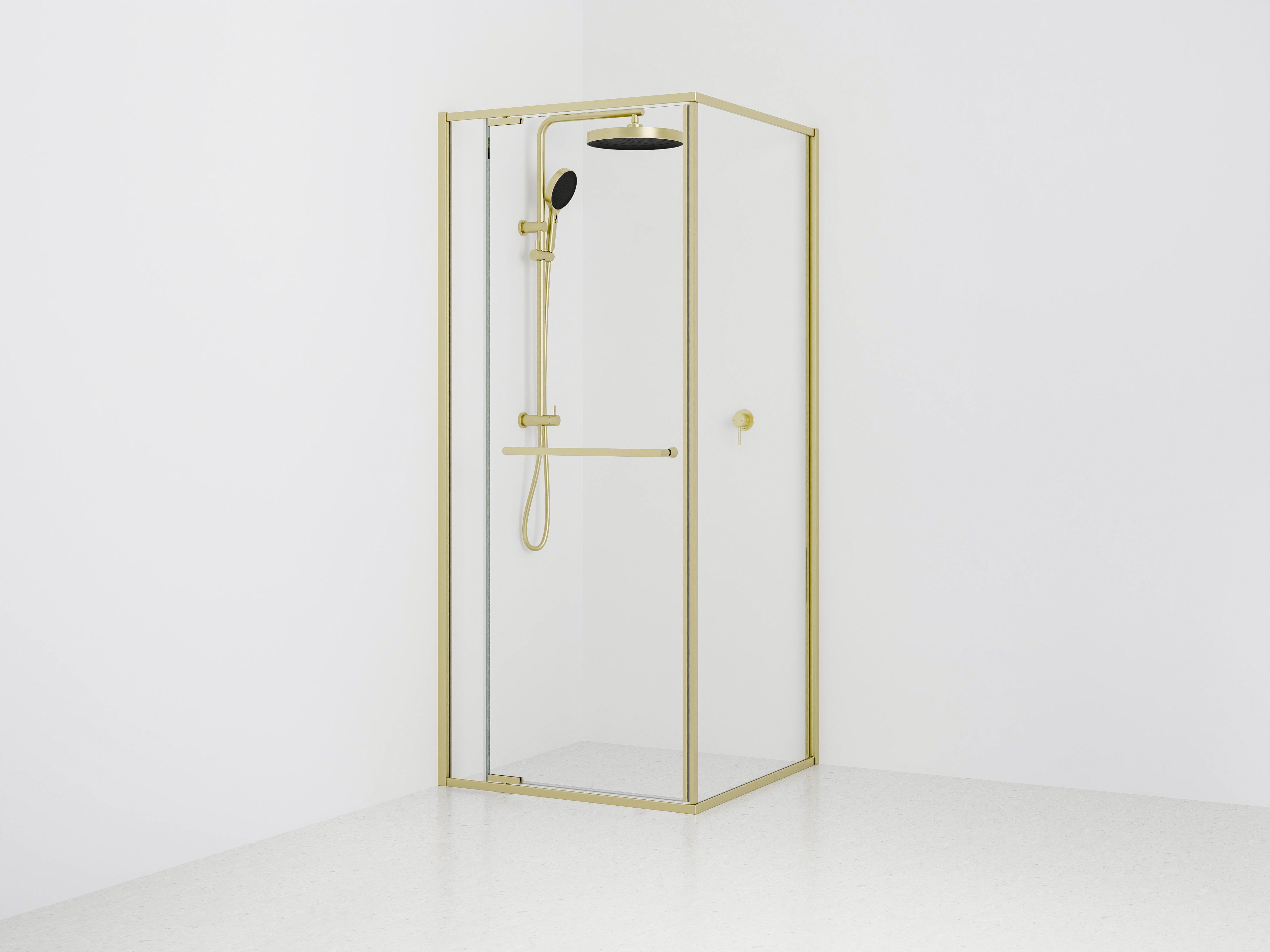 Aspen 2 Sided Framed Shower Screen Enclosure | Pivot Door Only