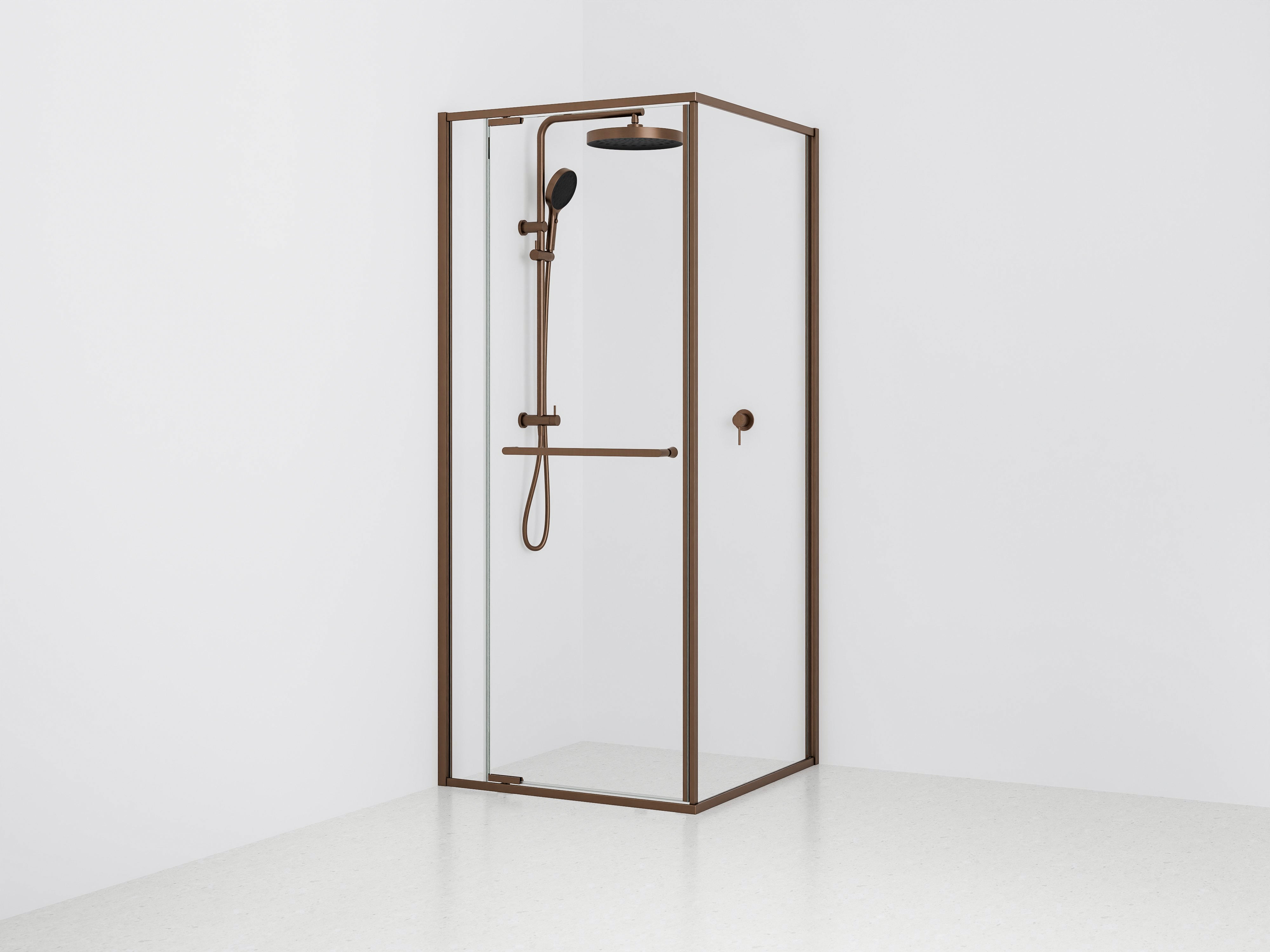 Aspen 2 Sided Framed Shower Screen Enclosure | Pivot Door Only