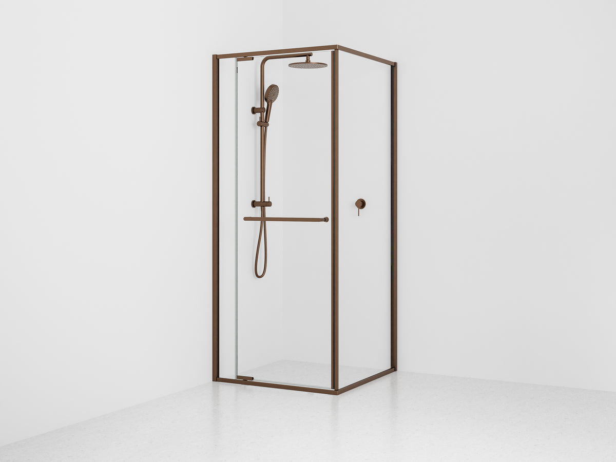 Aspen 900x900 Framed Shower Enclosure | Pivot Door Only