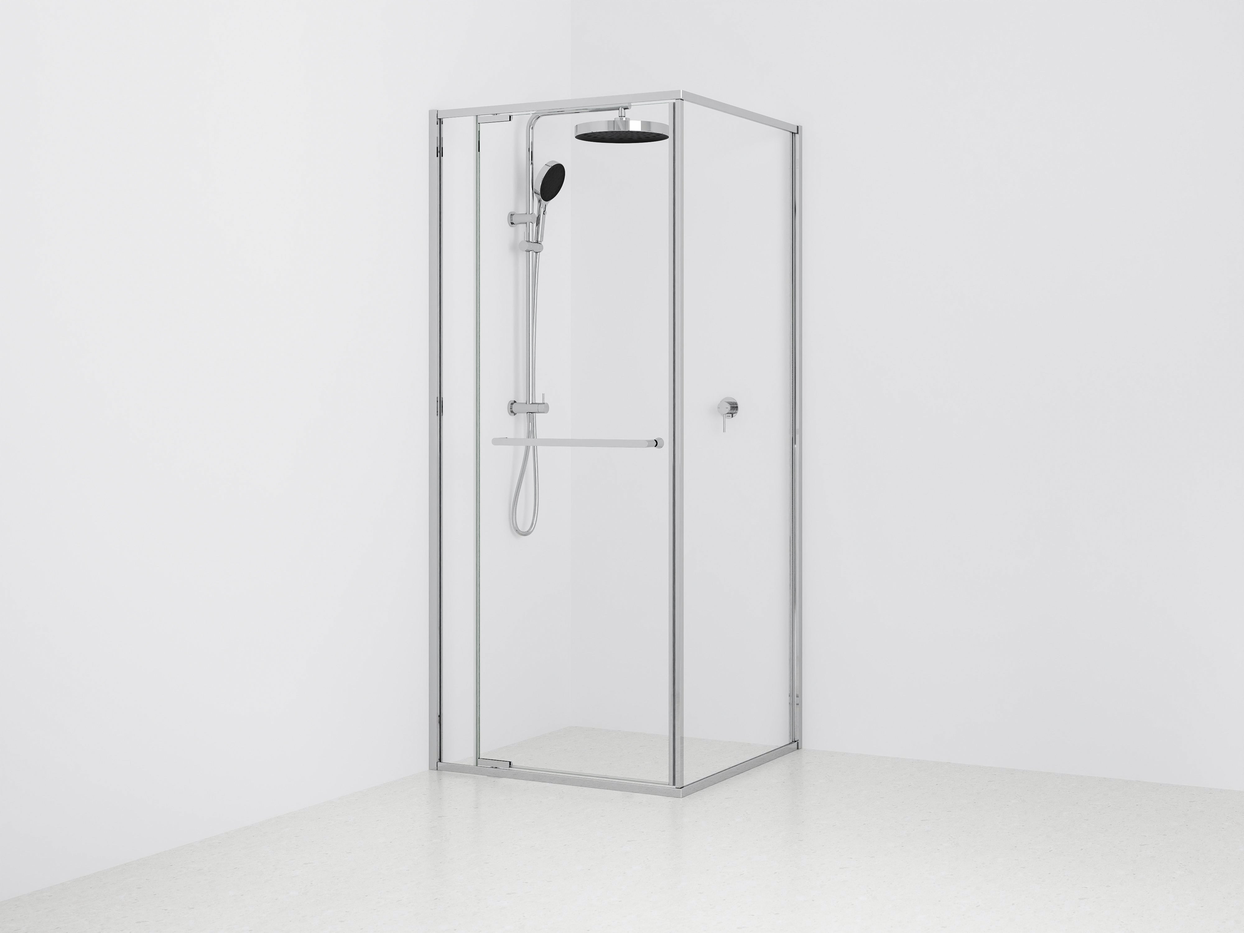 Aspen 2 Sided Framed Shower Screen Enclosure | Pivot Door Only