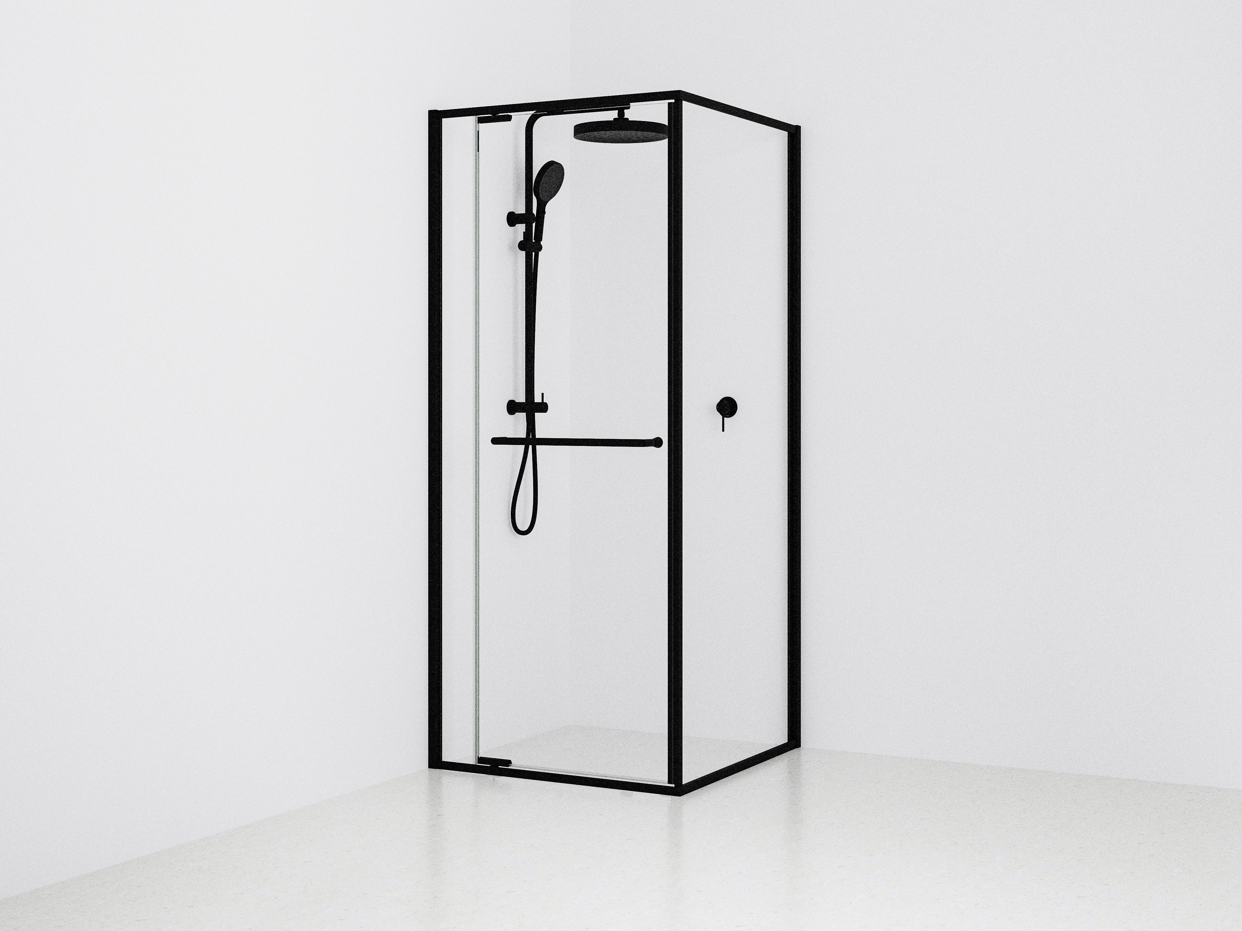 Aspen 2 Sided Framed Shower Screen Enclosure | Pivot Door Only