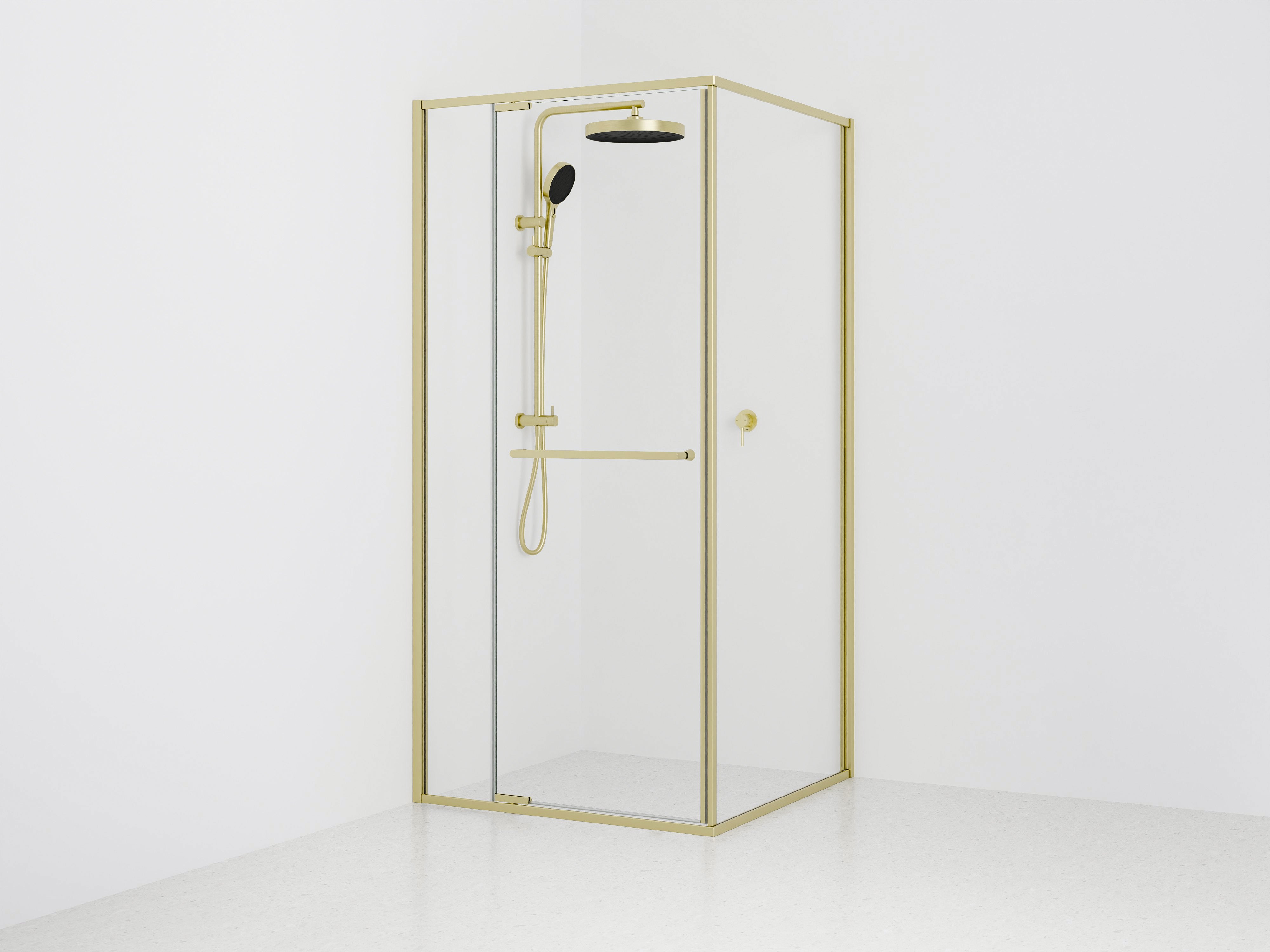 Aspen 2 Sided Framed Shower Screen Enclosure | Pivot Door Only