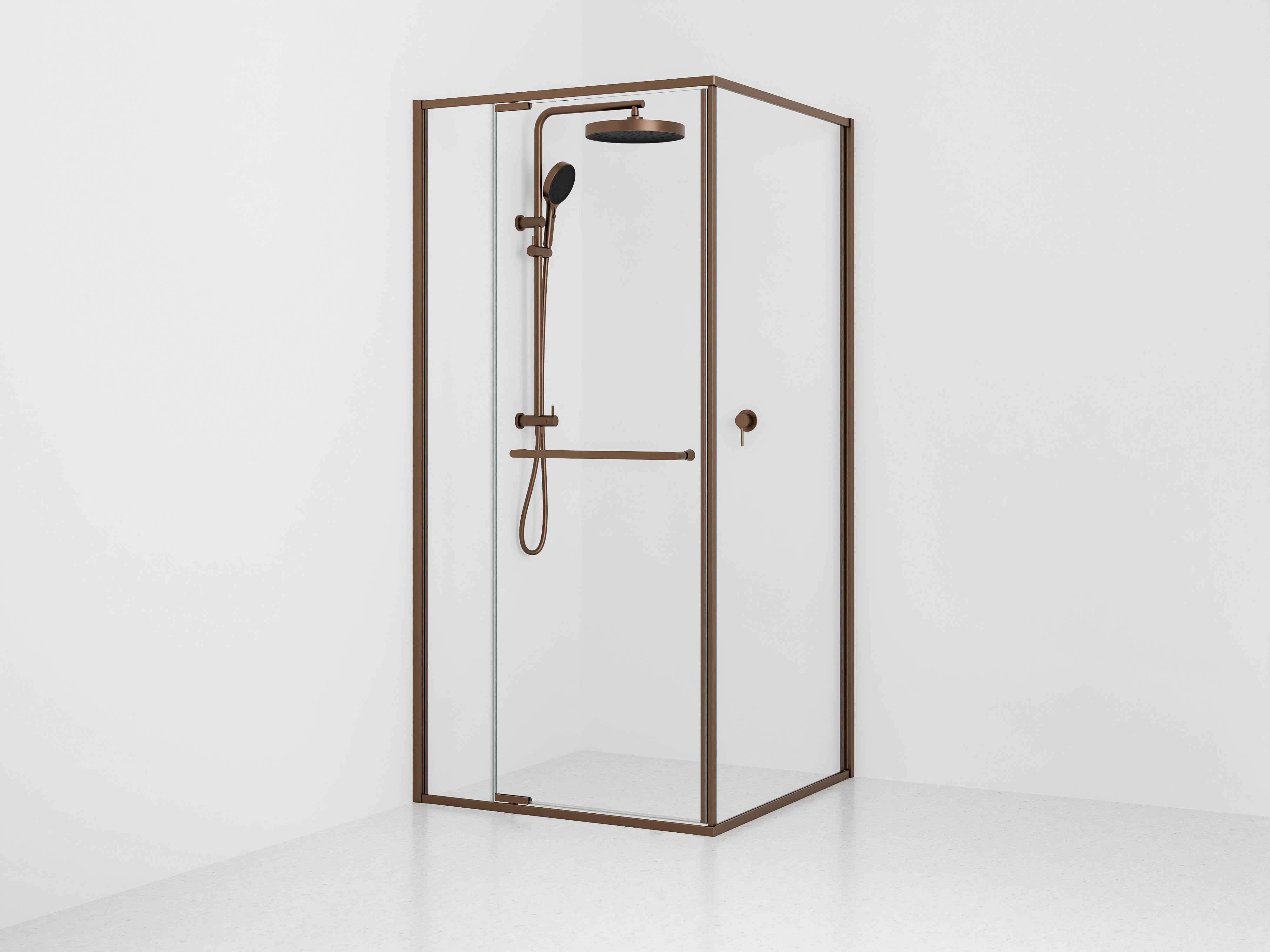 Aspen 2 Sided Framed Shower Screen Enclosure | Pivot Door Only