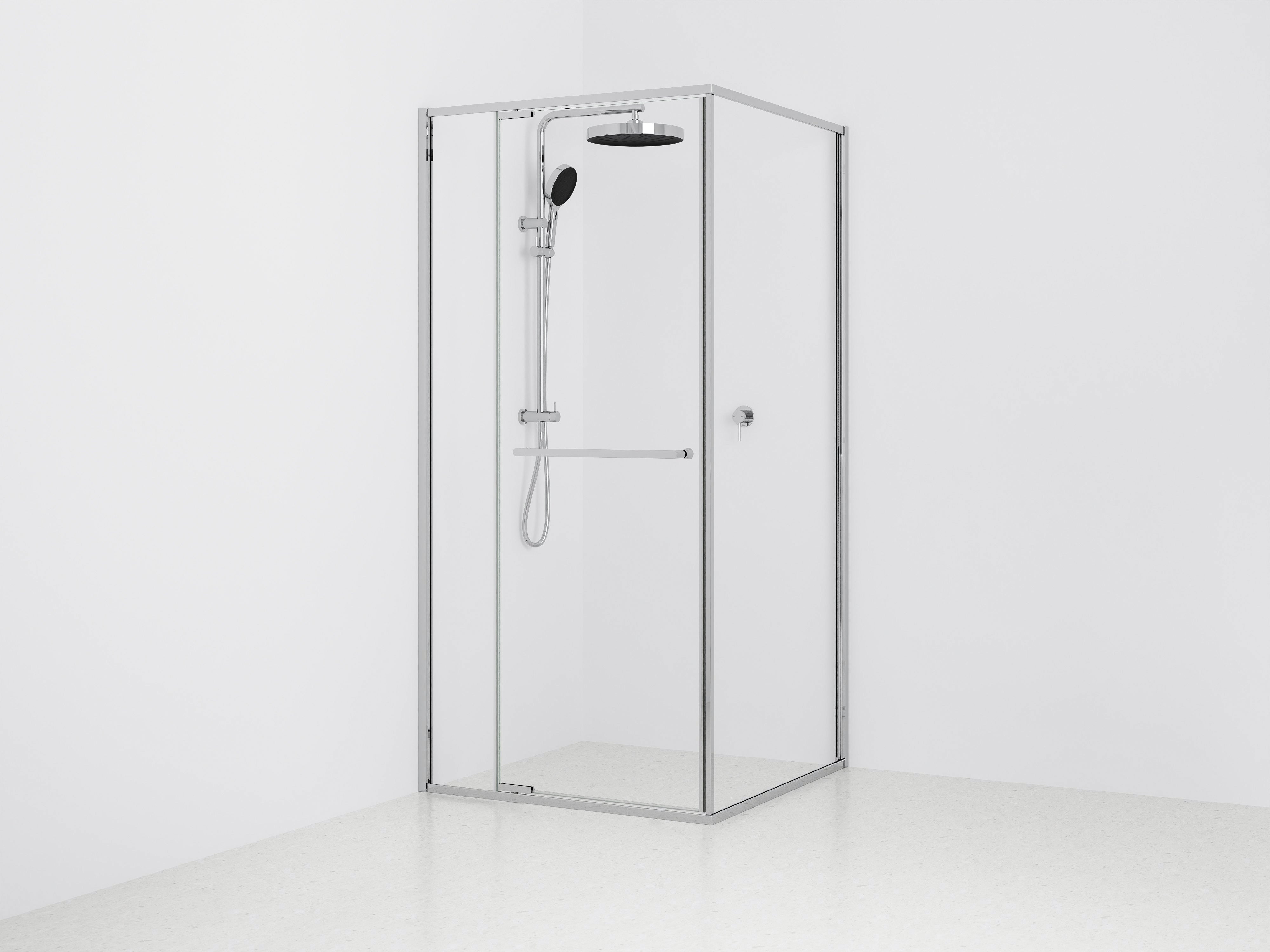 Aspen 2 Sided Framed Shower Screen Enclosure | Pivot Door Only