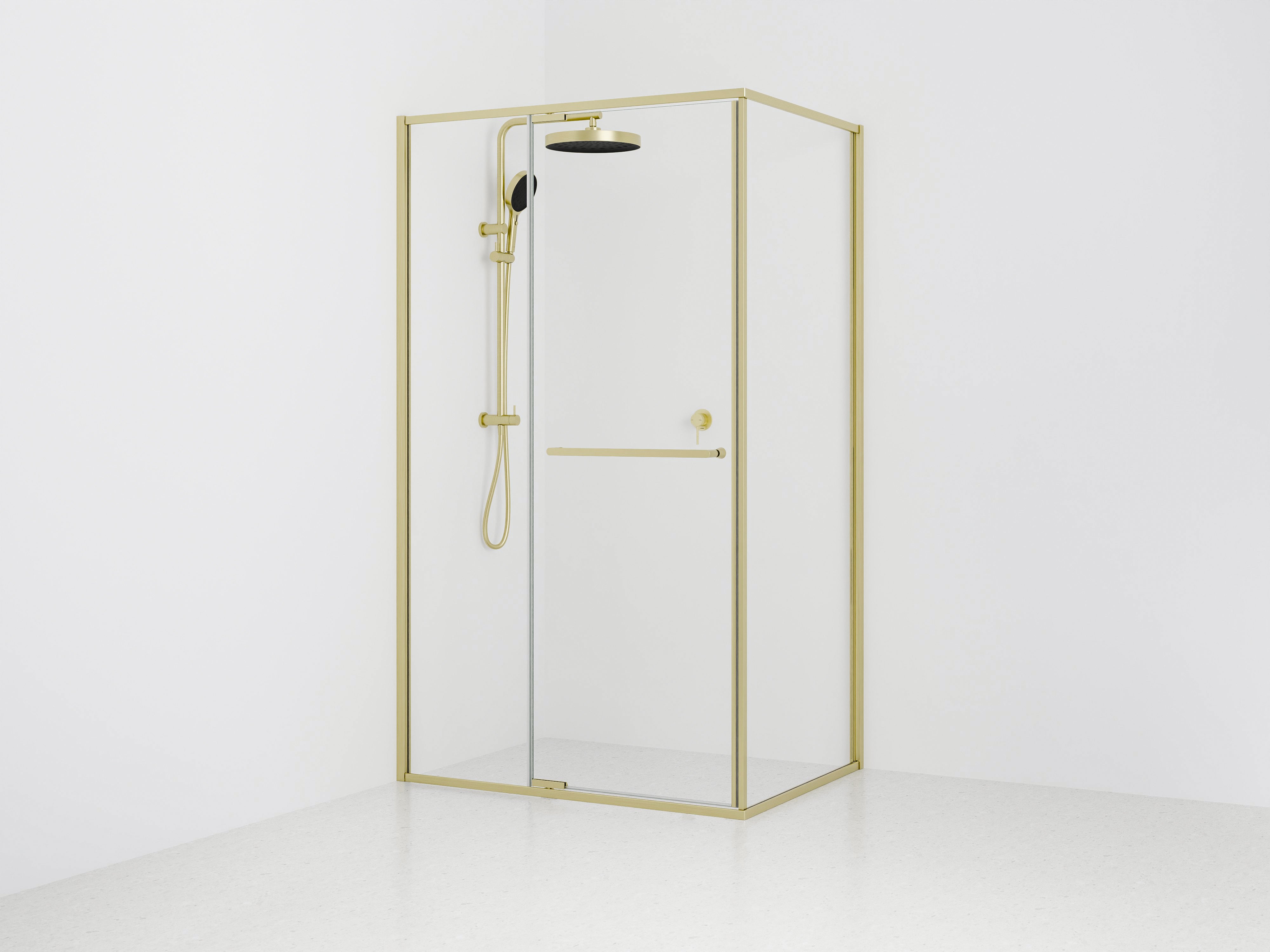 Aspen 2 Sided Framed Shower Screen Enclosure | Pivot Door Only