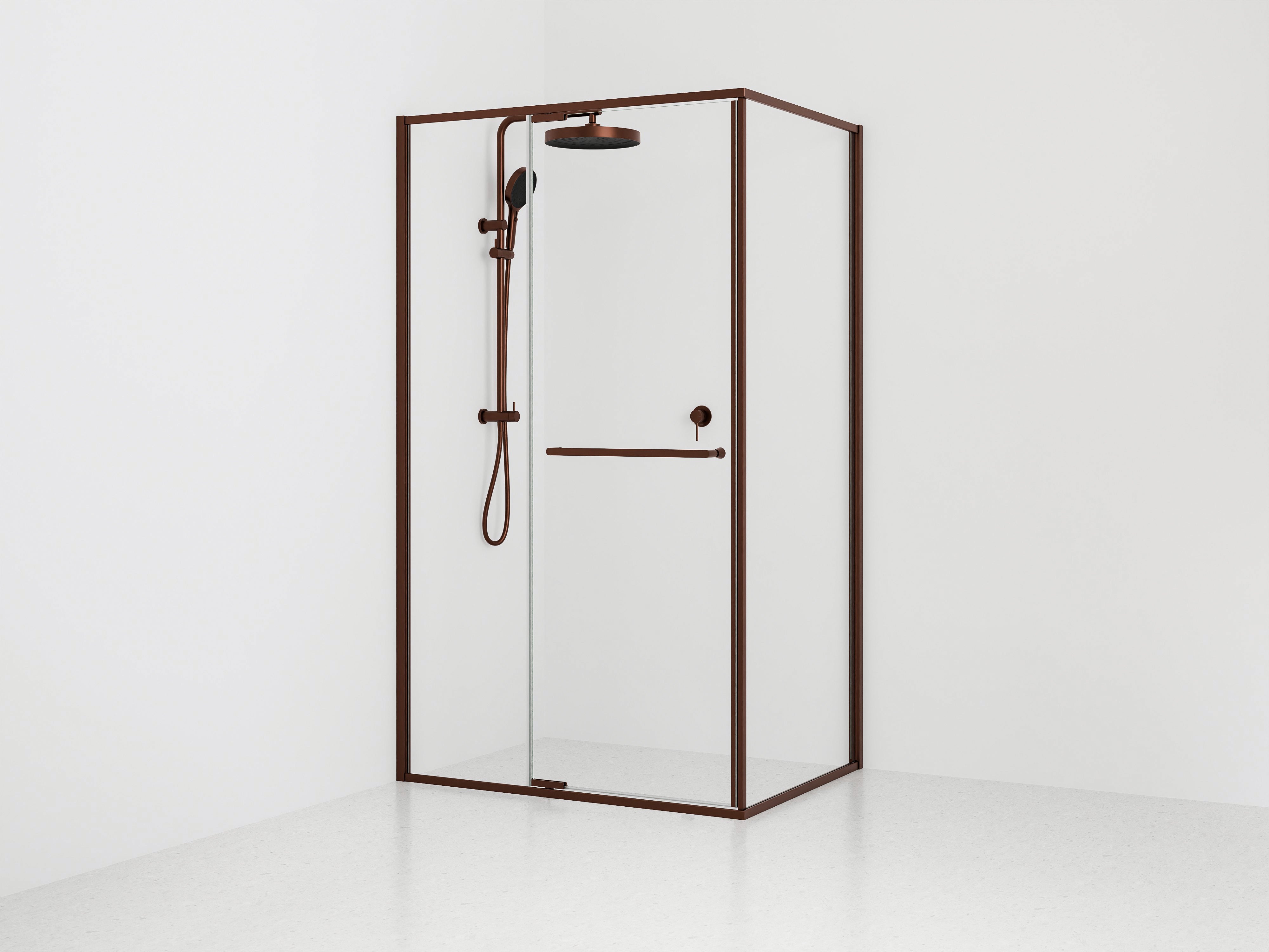 Aspen 2 Sided Framed Shower Screen Enclosure | Pivot Door Only