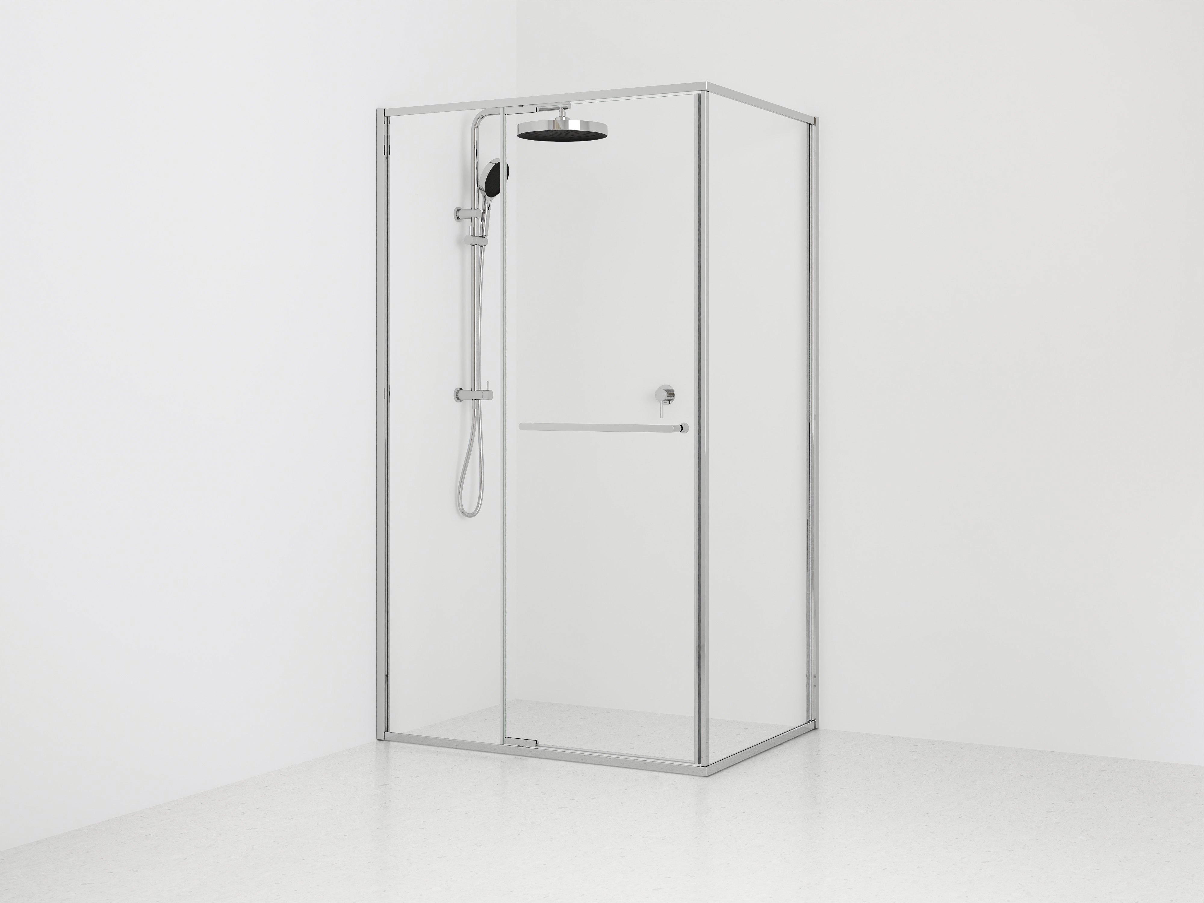 Aspen 2 Sided Framed Shower Screen Enclosure | Pivot Door Only