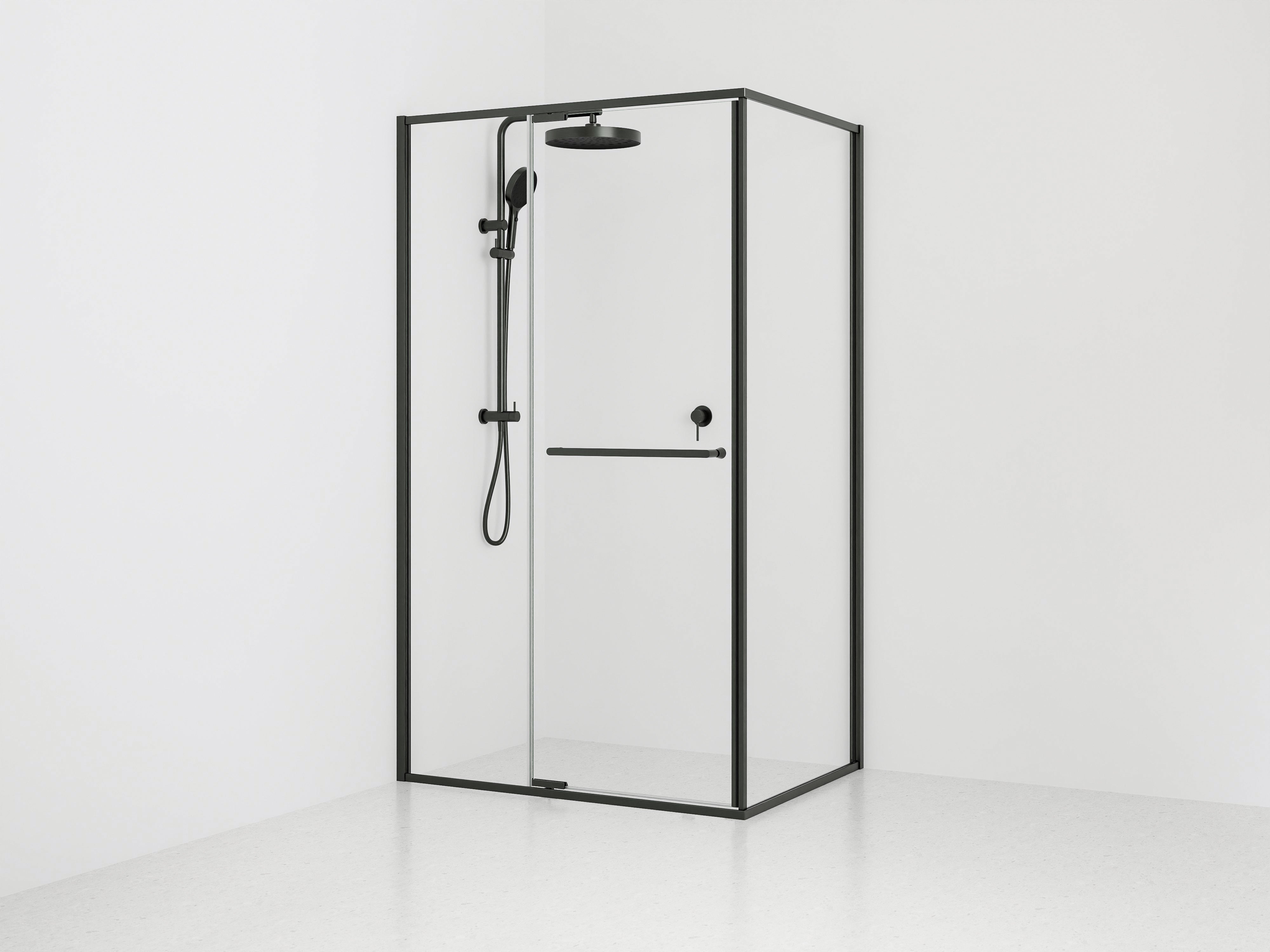 Aspen 2 Sided Framed Shower Screen Enclosure | Pivot Door Only