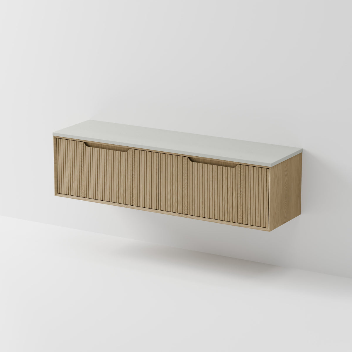 Aria 1800DB Vanity | Concrete Slab Top