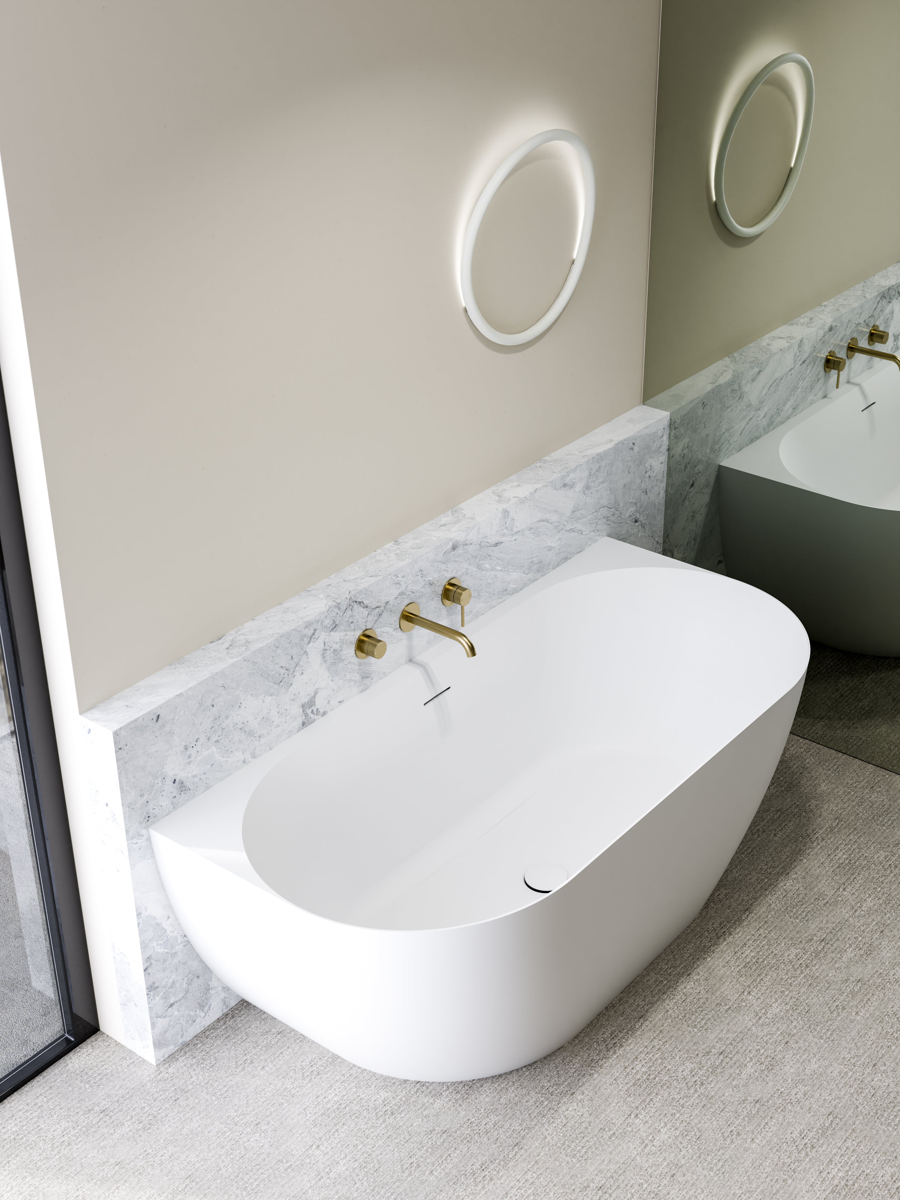 code-arc-1600-back-to-wall-acrylic-bath-matte-white-render-2