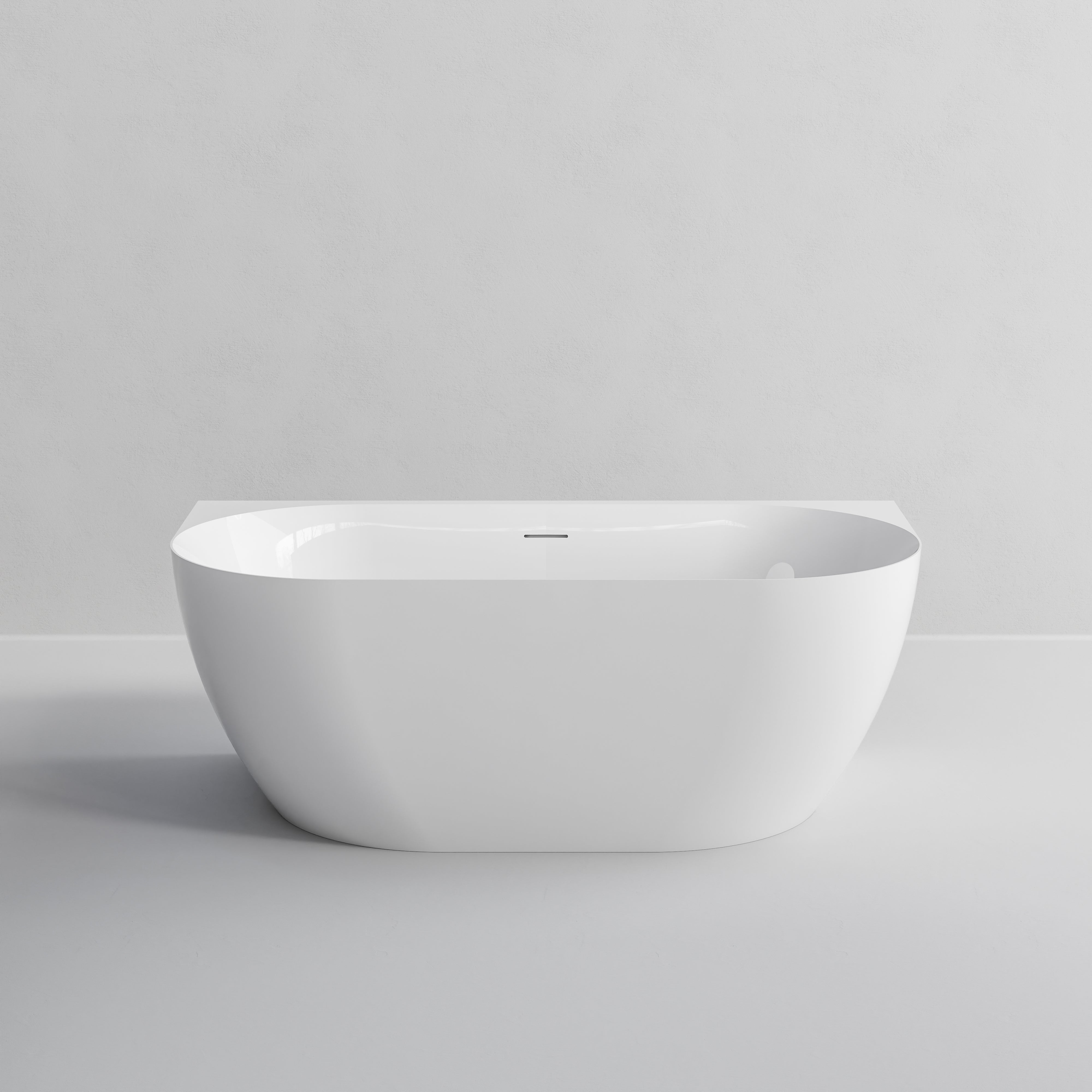 code-arc-1600-back-to-wall-acrylic-bath-gloss-white-front-view