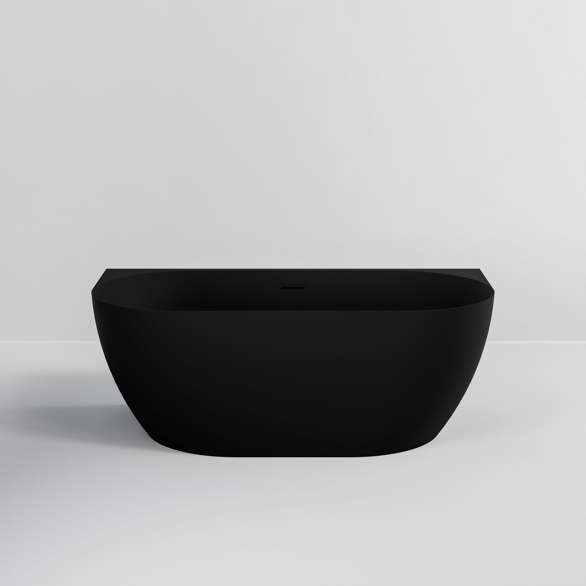code-arc-1600-back-to-wall-acrylic-bath-matte-black-side-view