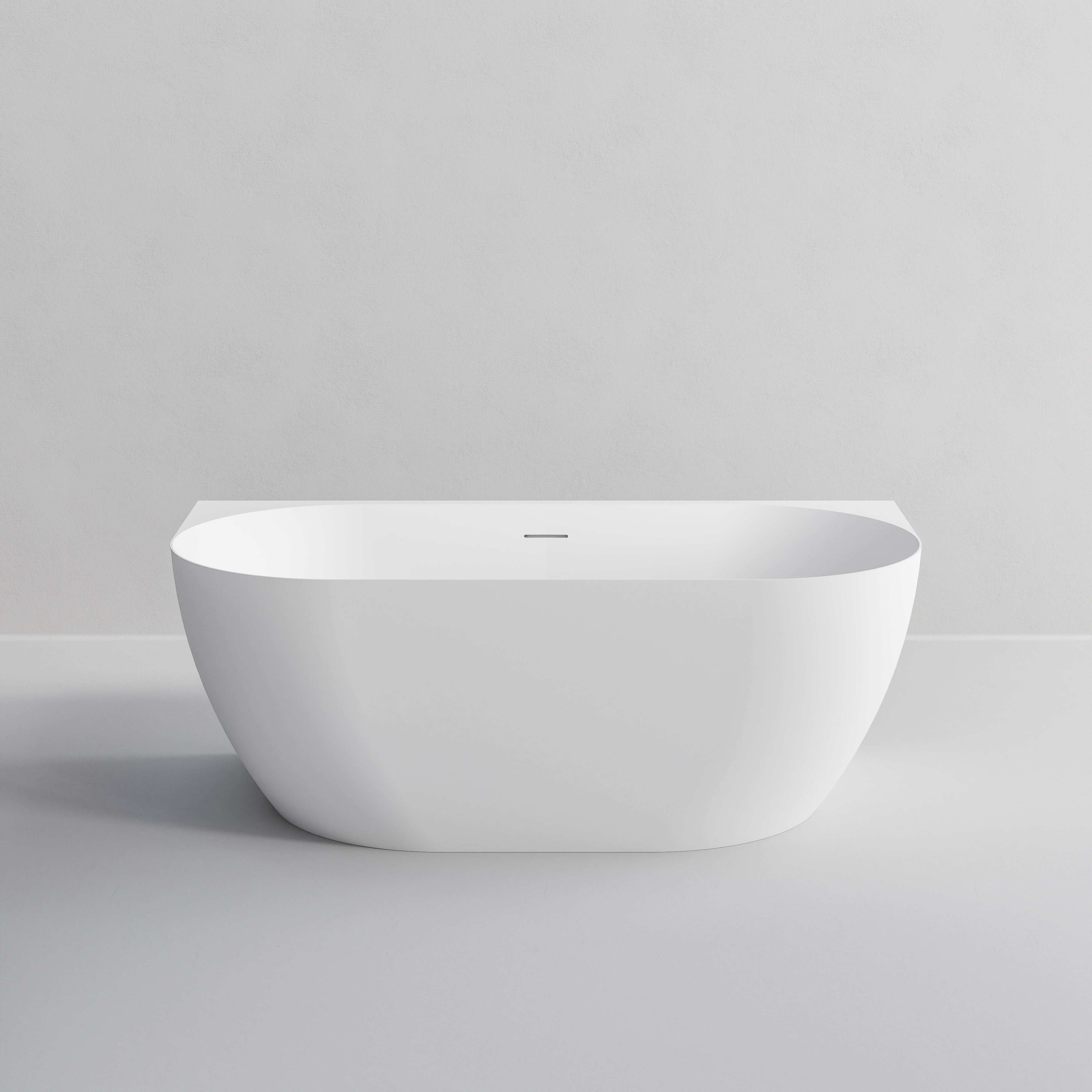 code-arc-1600-back-to-wall-acrylic-bath-matte-white-side-view