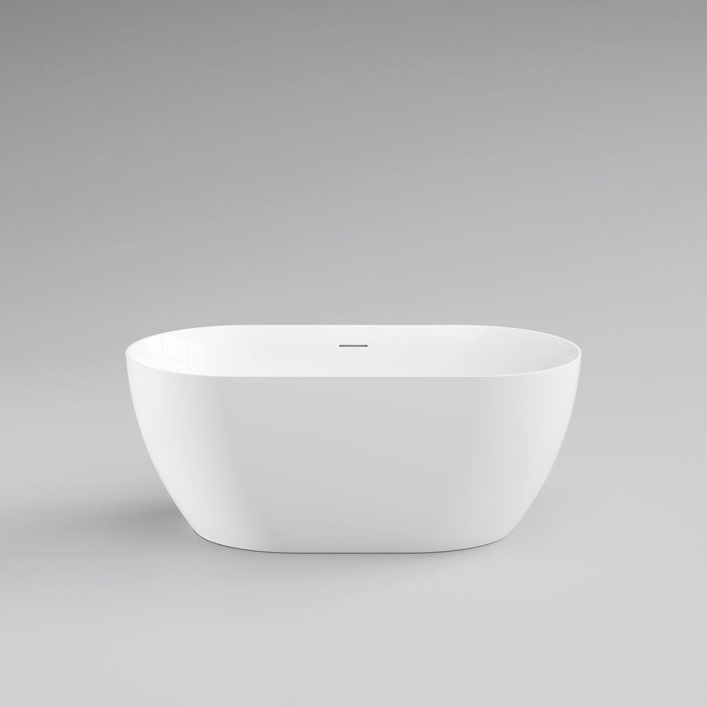CODE-ARC-ACRYLIC-1500- FREESTANDING-BATH-GLOSS-WHITE-SIDE-VIEW