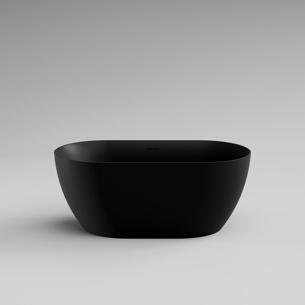 CODE-ARC-ACRYLIC-1500- FREESTANDING-BATH-MATTE-BLACK-SIDE-VIEW