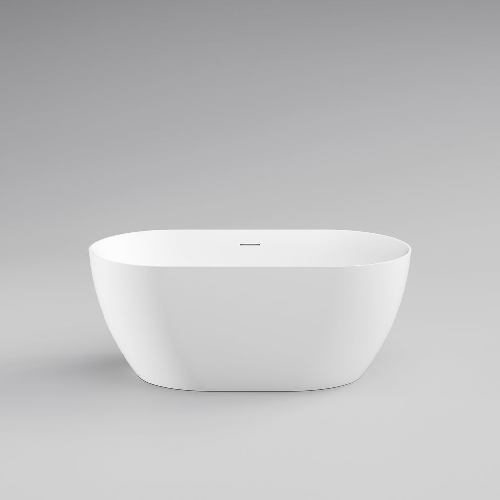 CODE-ARC-ACRYLIC-1500- FREESTANDING-BATH-MATTE-WHITE-SIDE-VIEW