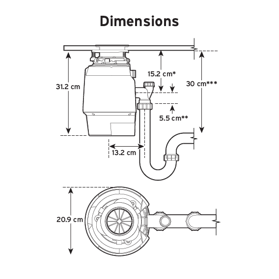 Premium 550 SR InSinkErator Food Waste Disposer