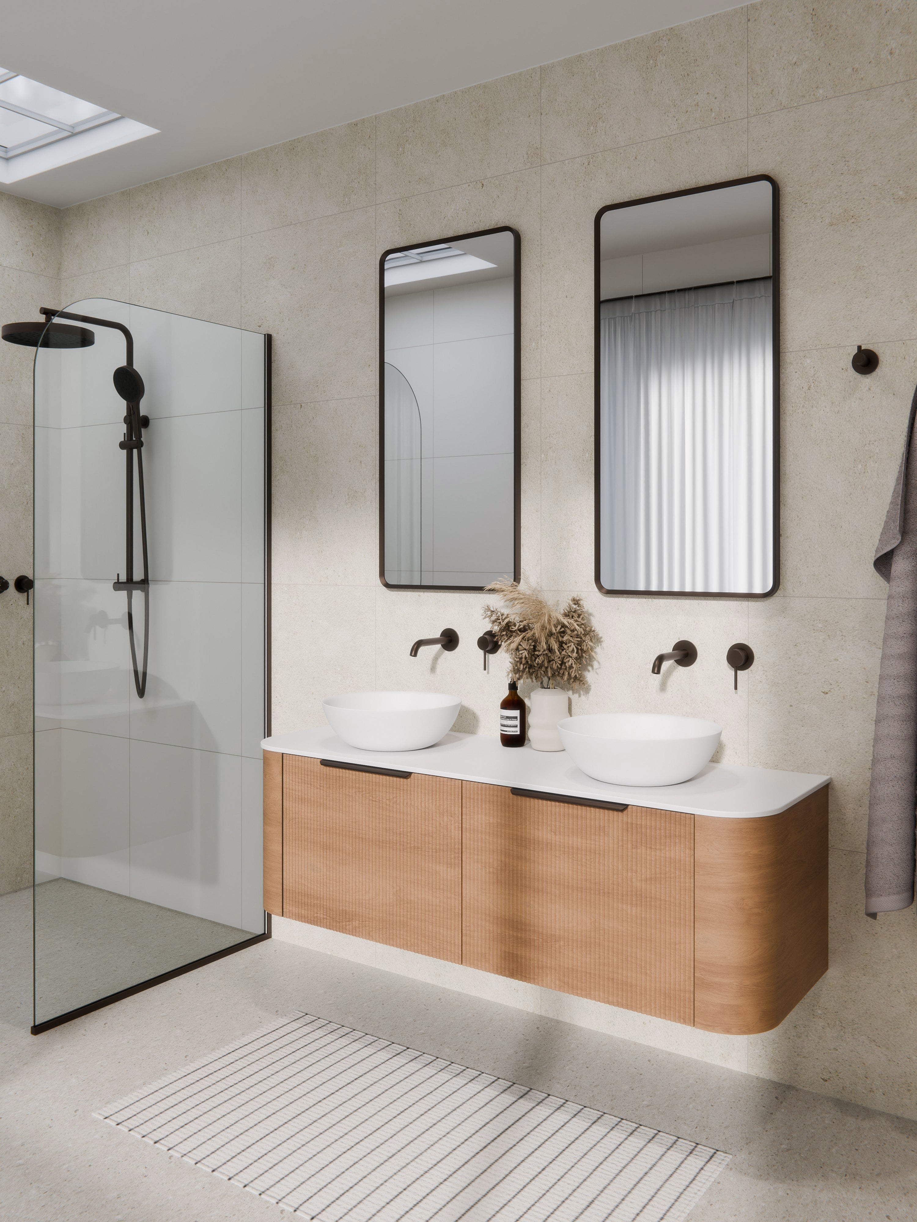 Aspect-Mirror-Rectangle-500-1050-Brushed-Bronze