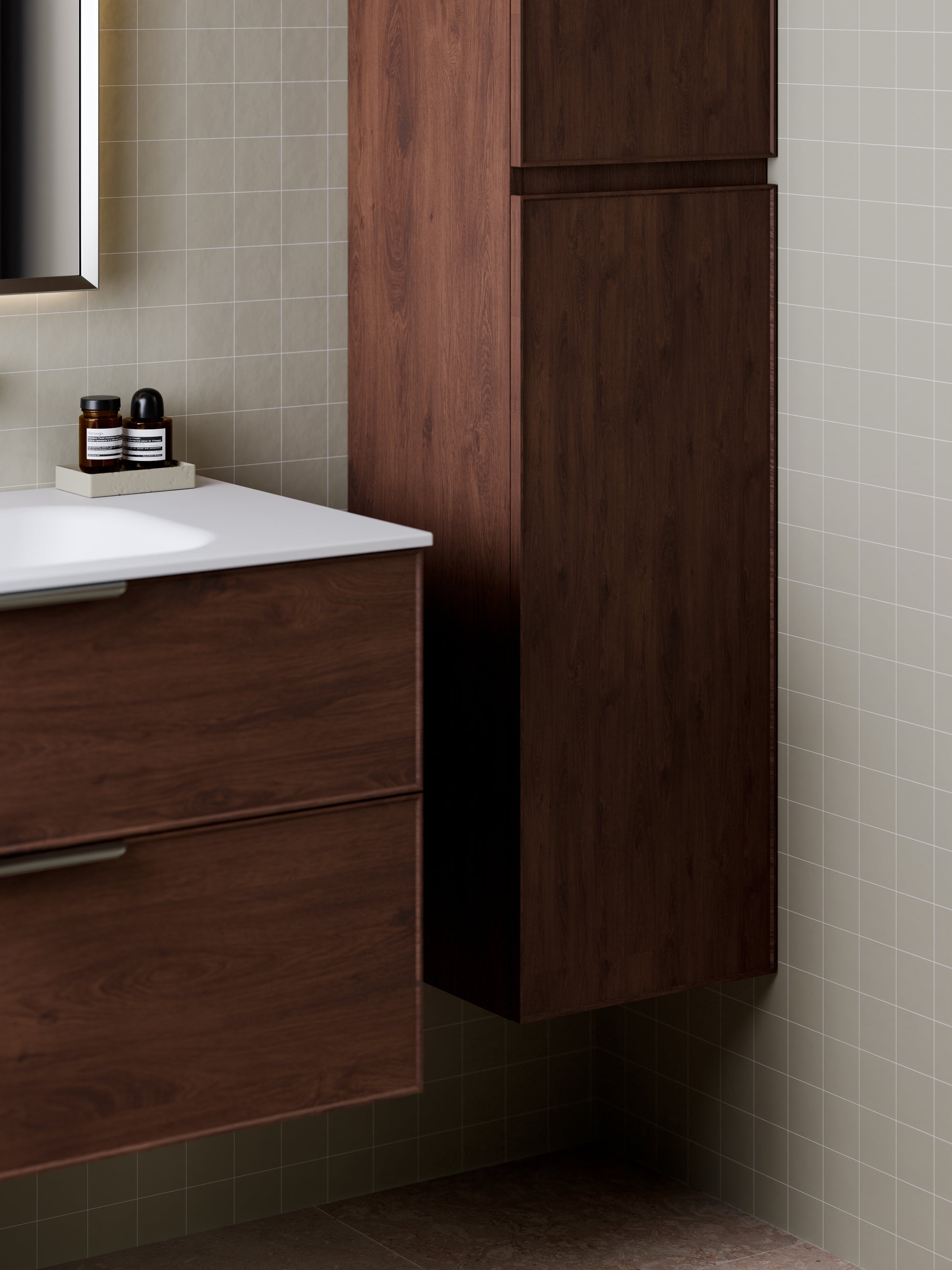 lineare-axel-tower-cabinet-walnut-close-up