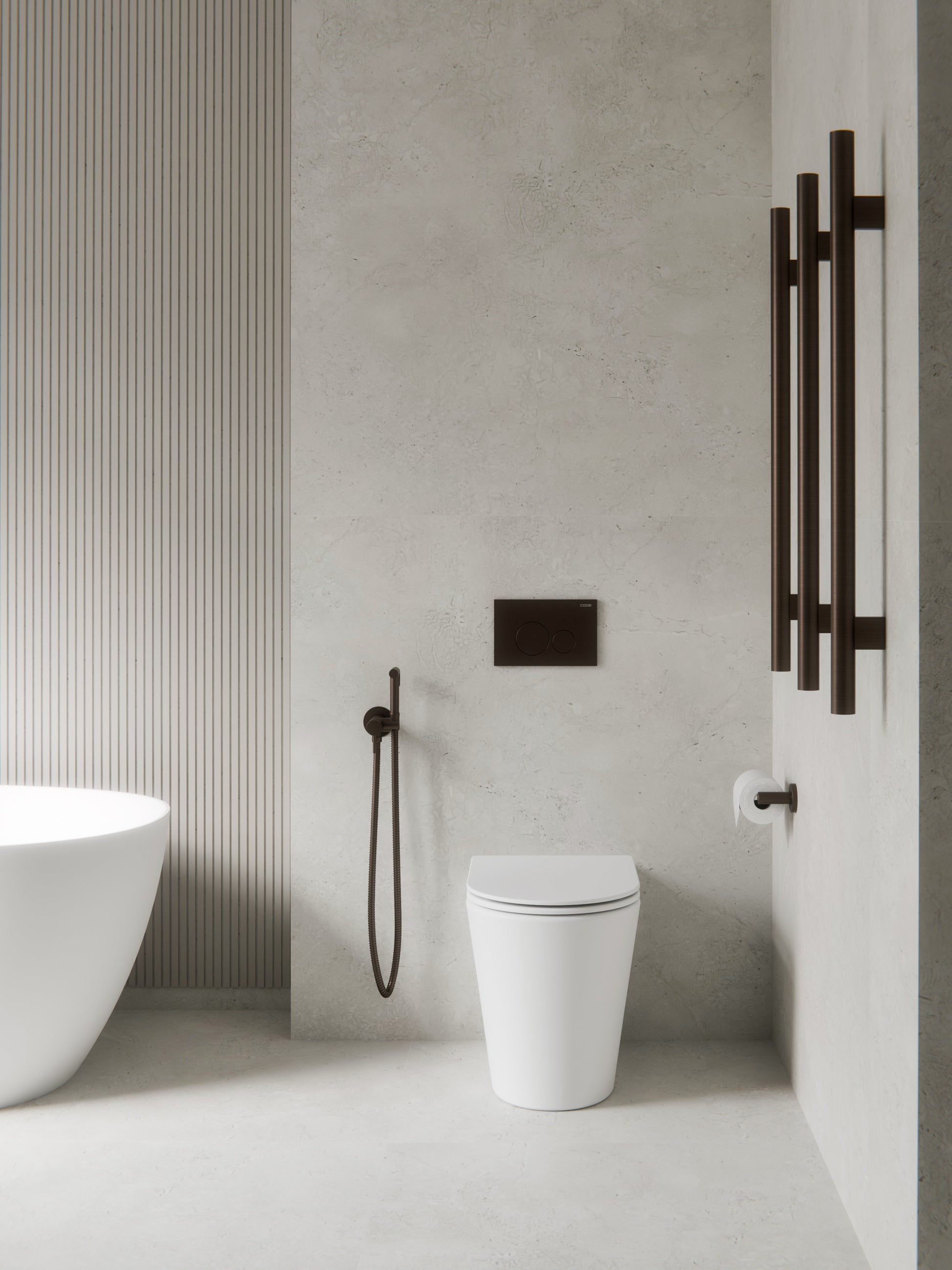 modern-bathroom-with-a-freestanding-bath-and-toilet-with-bidet