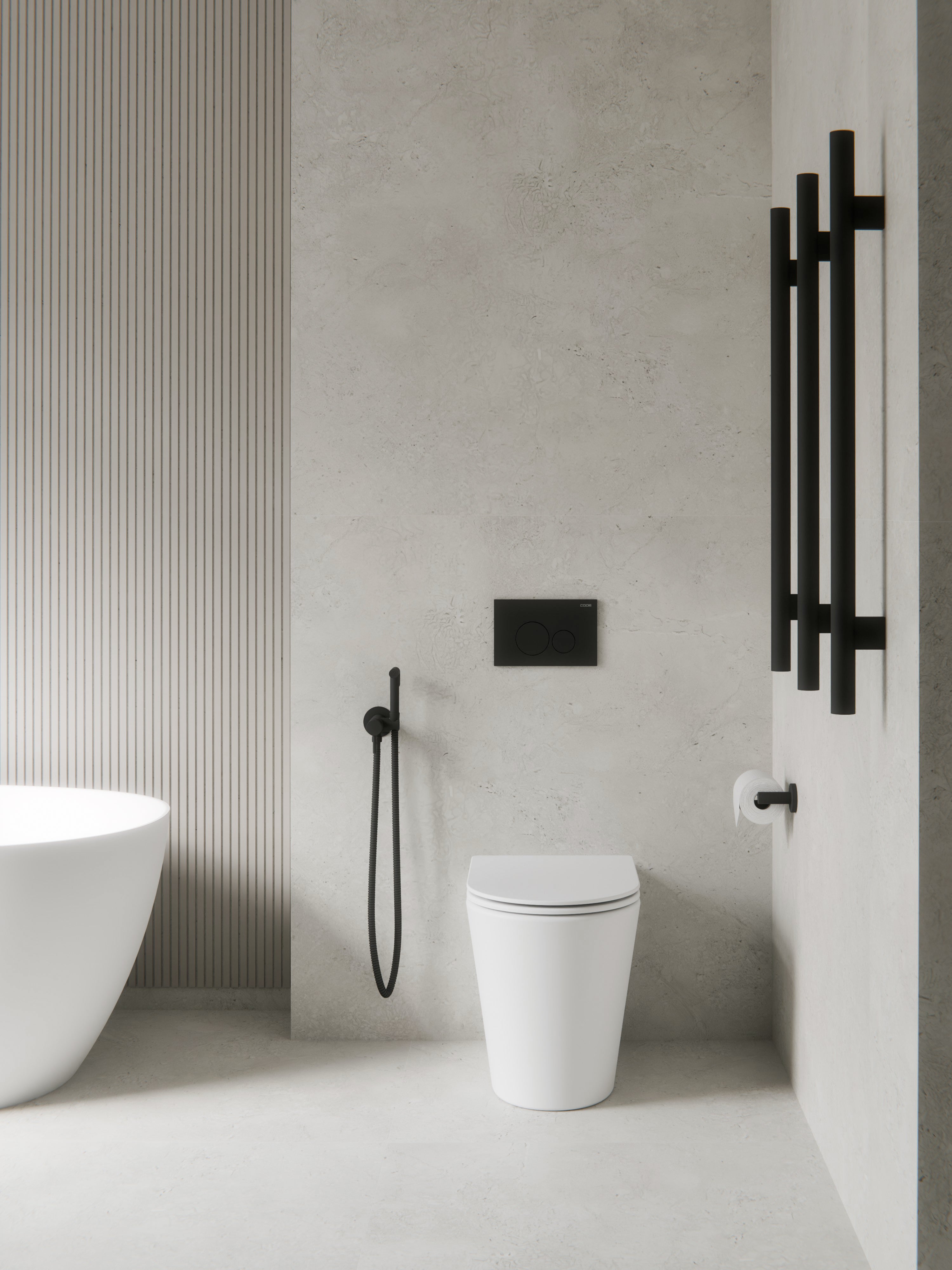 modern-bathroom-with-a-floorstanding-toilet-and-bidet-and-tiled-walls