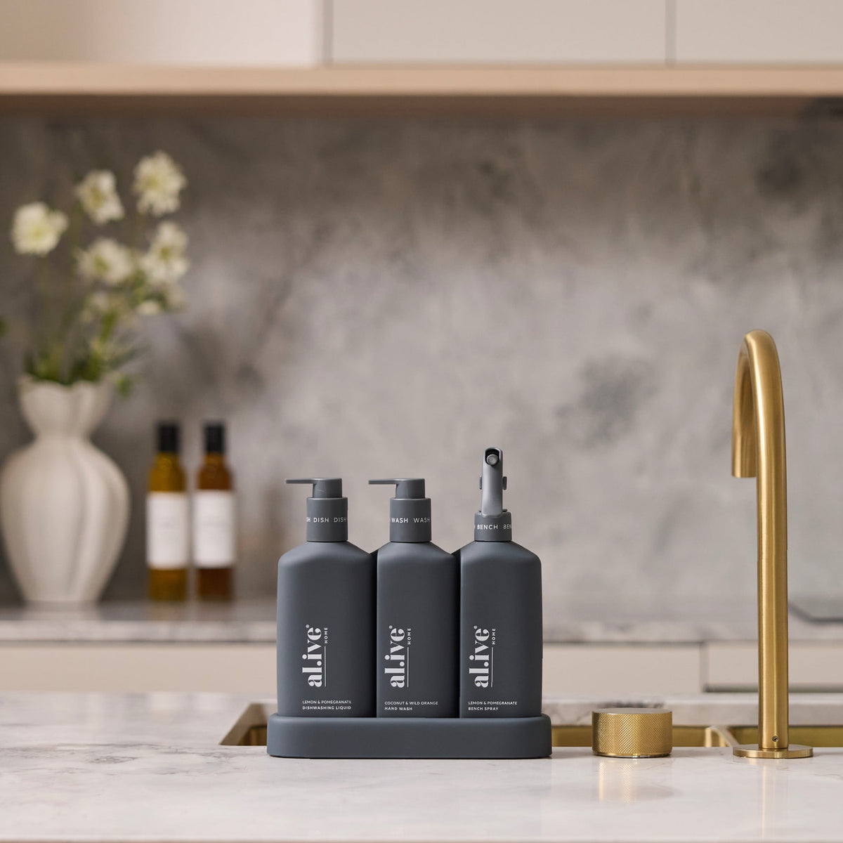 Al.ive Kitchen Trio Limited Edition - Lemon & Pomegranate + Coconut & Wild Orange