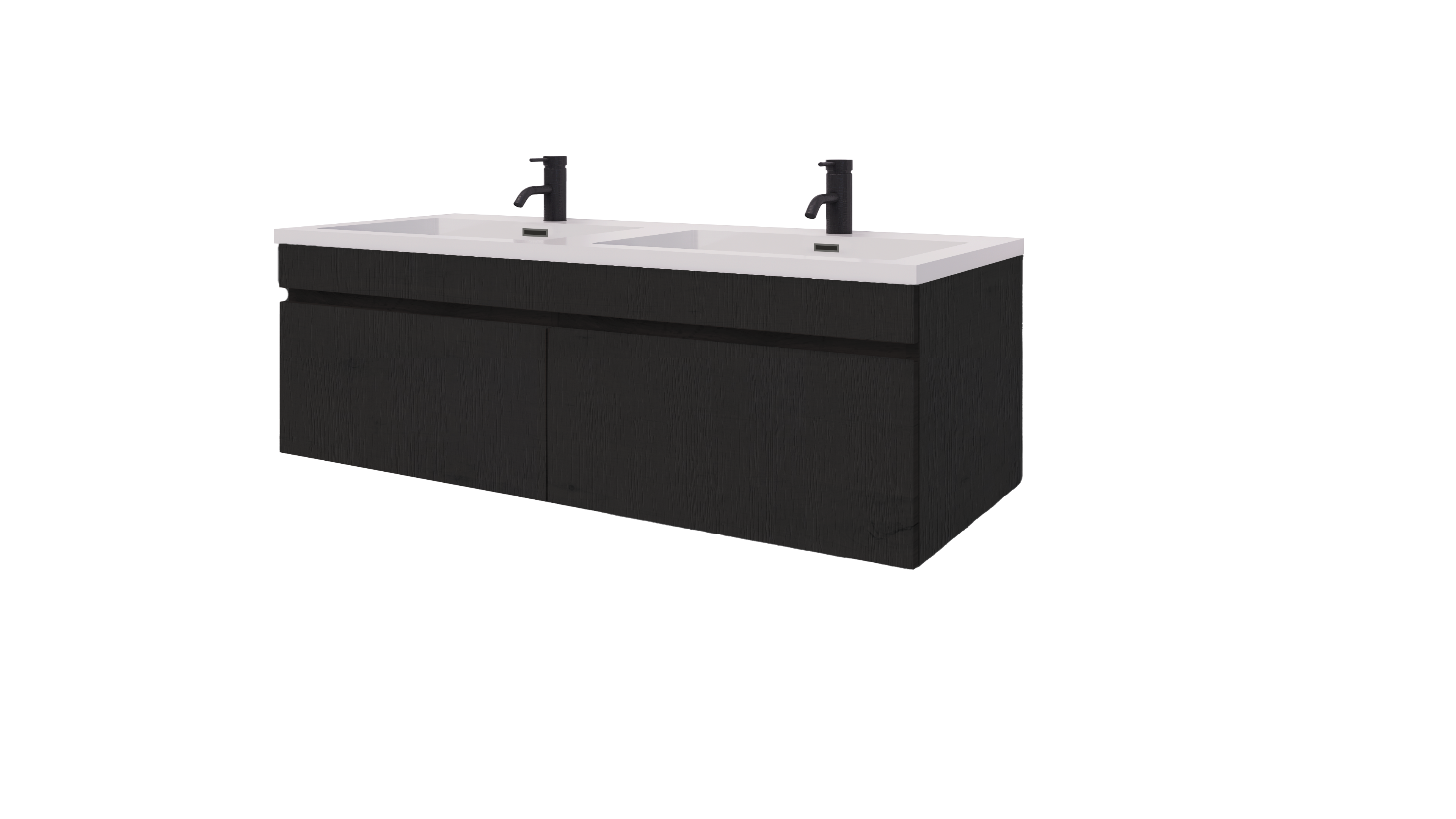 code-lux-1500-double-sink-2-drawer-vanity-black-wilderness