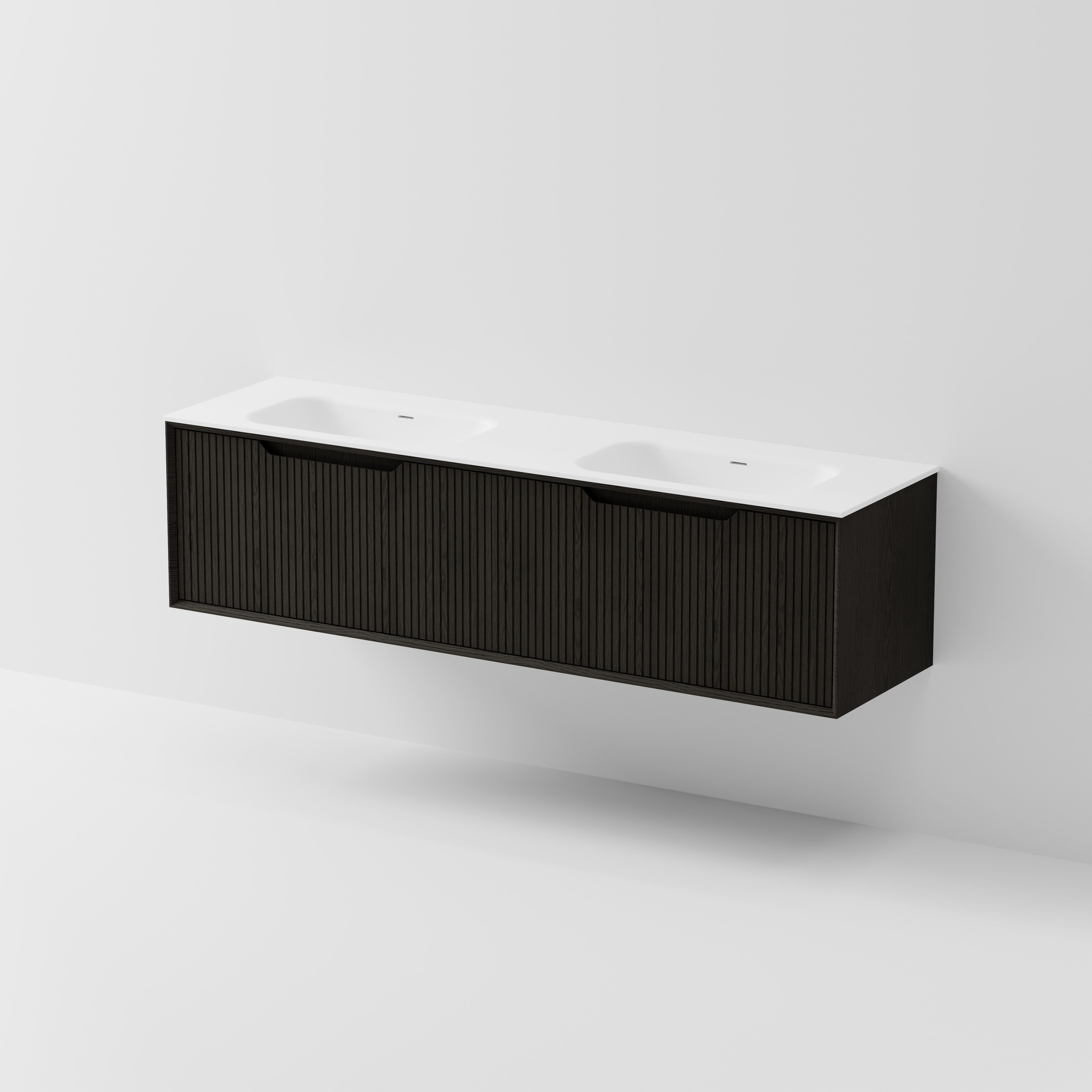Code Aria 1800 Wall Hung Vanity | Double Inset Basin