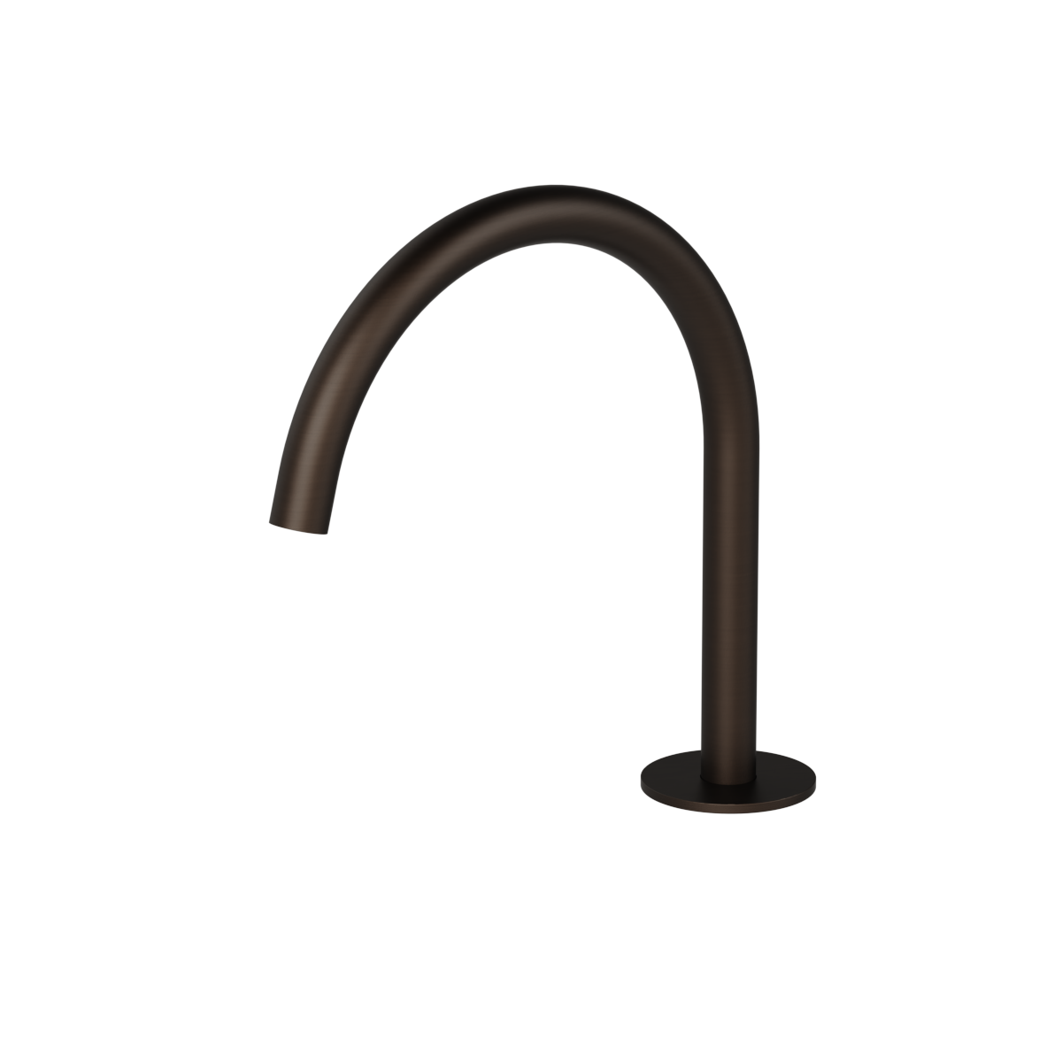 Plumbline Buddy Round Deck Mount Spout - Tuscan Bronze