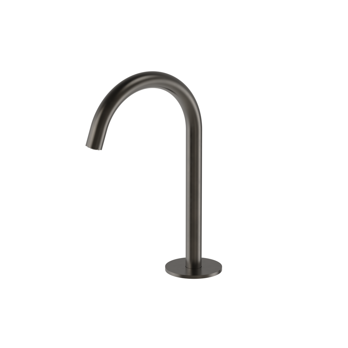 Plumbline Buddy Round Deck Mount Small Spout - Aged Iron / Gunmetal