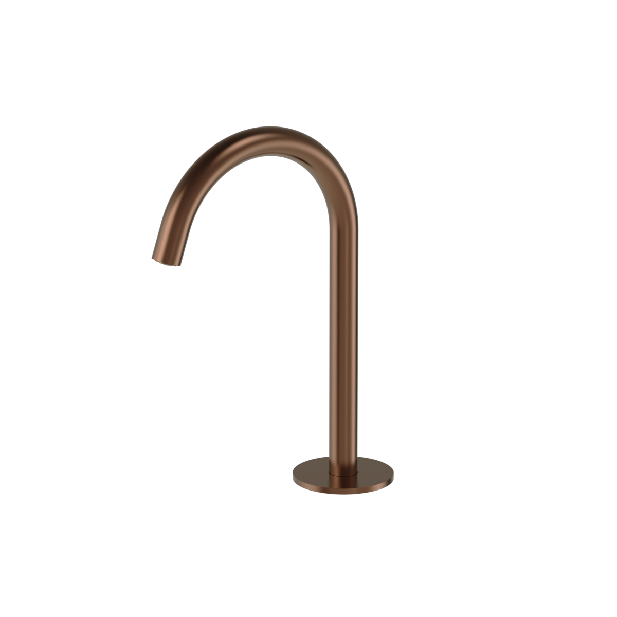 Plumbline Buddy Round Deck Mount Small Spout - Brushed Bronze PVD