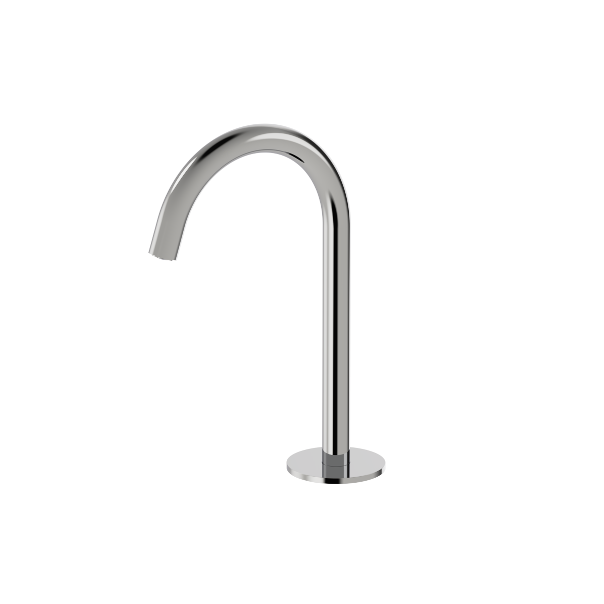 Plumbline Buddy Round Deck Mount Small Spout - Chrome