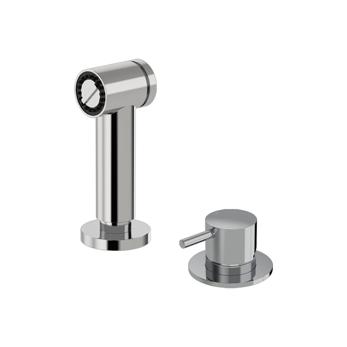 Plumbline Buddy Kitchen Rinse Spray With Deck Mount Mixer