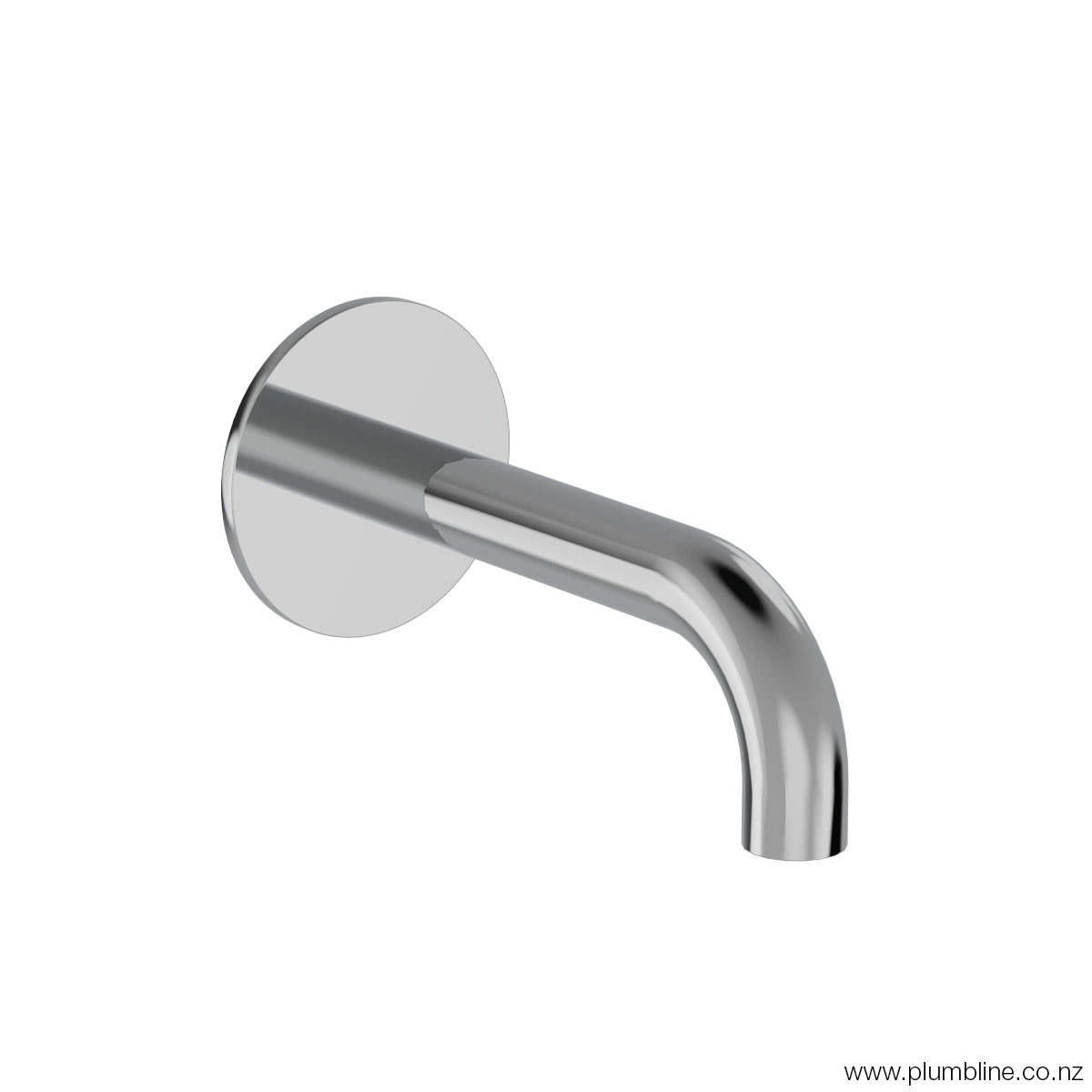 Plumbline Buddy Wall Mount Bath Spout 120mm - Chrome