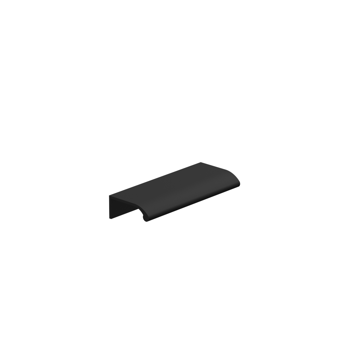 Plumbline Buddy 100mm Edge Pull Handle - Matt Black